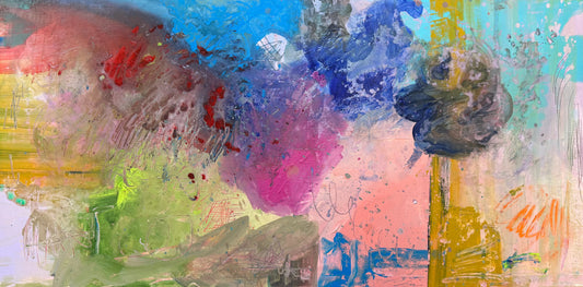 CHANGE IS NOT A STRAIGHT LINE (2024) (*50CM X 100CM X 2CM*)