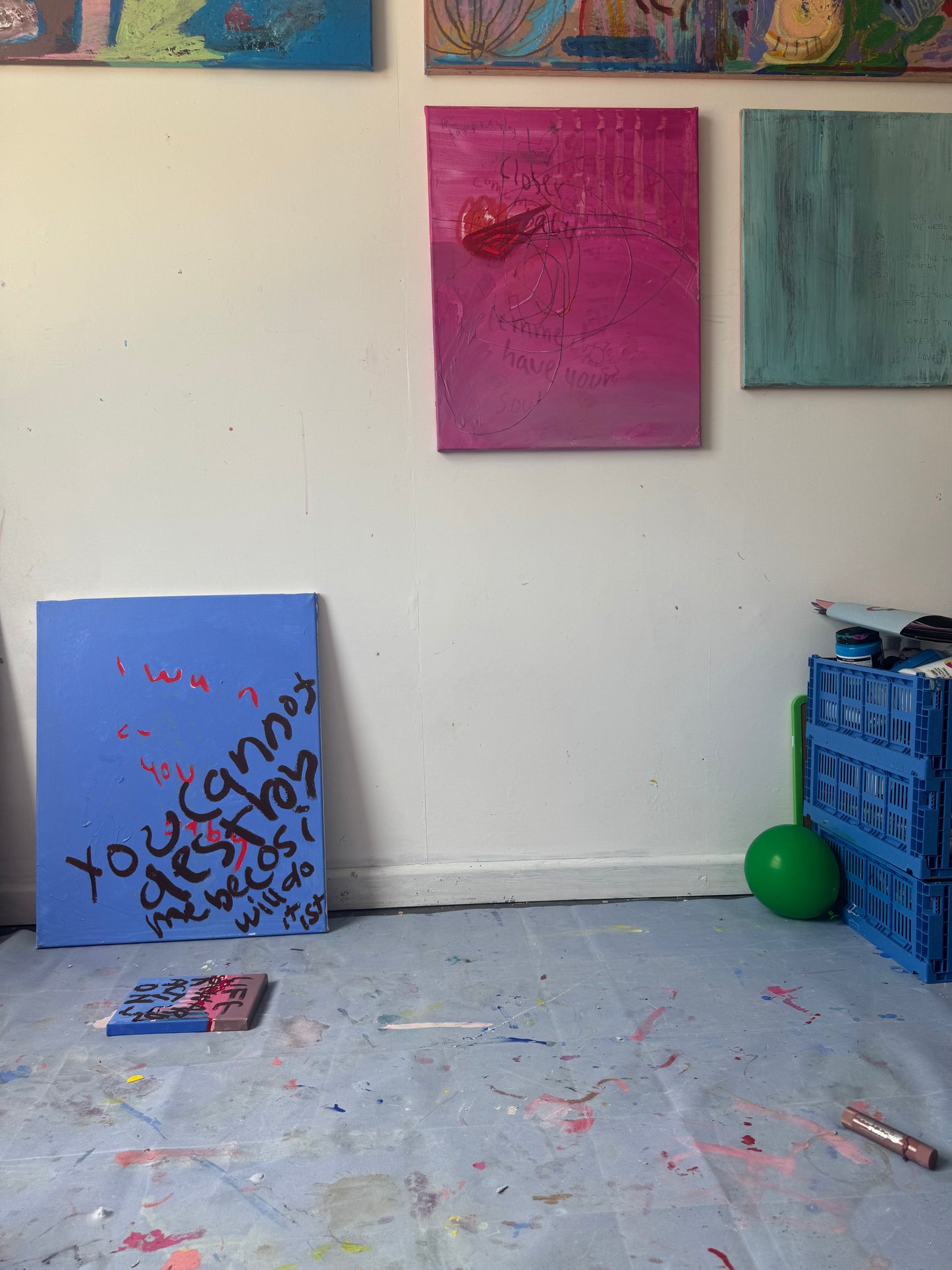 YOU CANNOT DESTROY ME BECOS I WILL DO IT FIRST (*56CM X 46CM*)