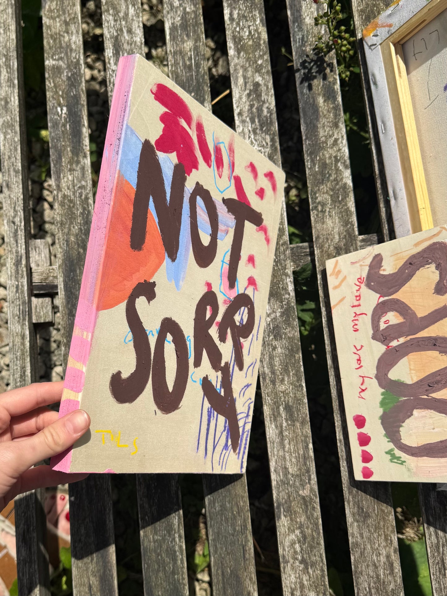 NOT SORRY (*30.5CM X 24CM*)