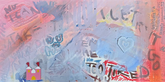 COME ON IN THE WATER'S FINE (2025) (*50CM X 100CM*)