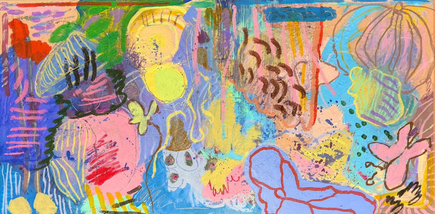 I HAVE DESTROYED EVERYTHING (I HAVE BURNT THE WORLD TO THE GROUND 4 U) (*50cm x 100cm*)