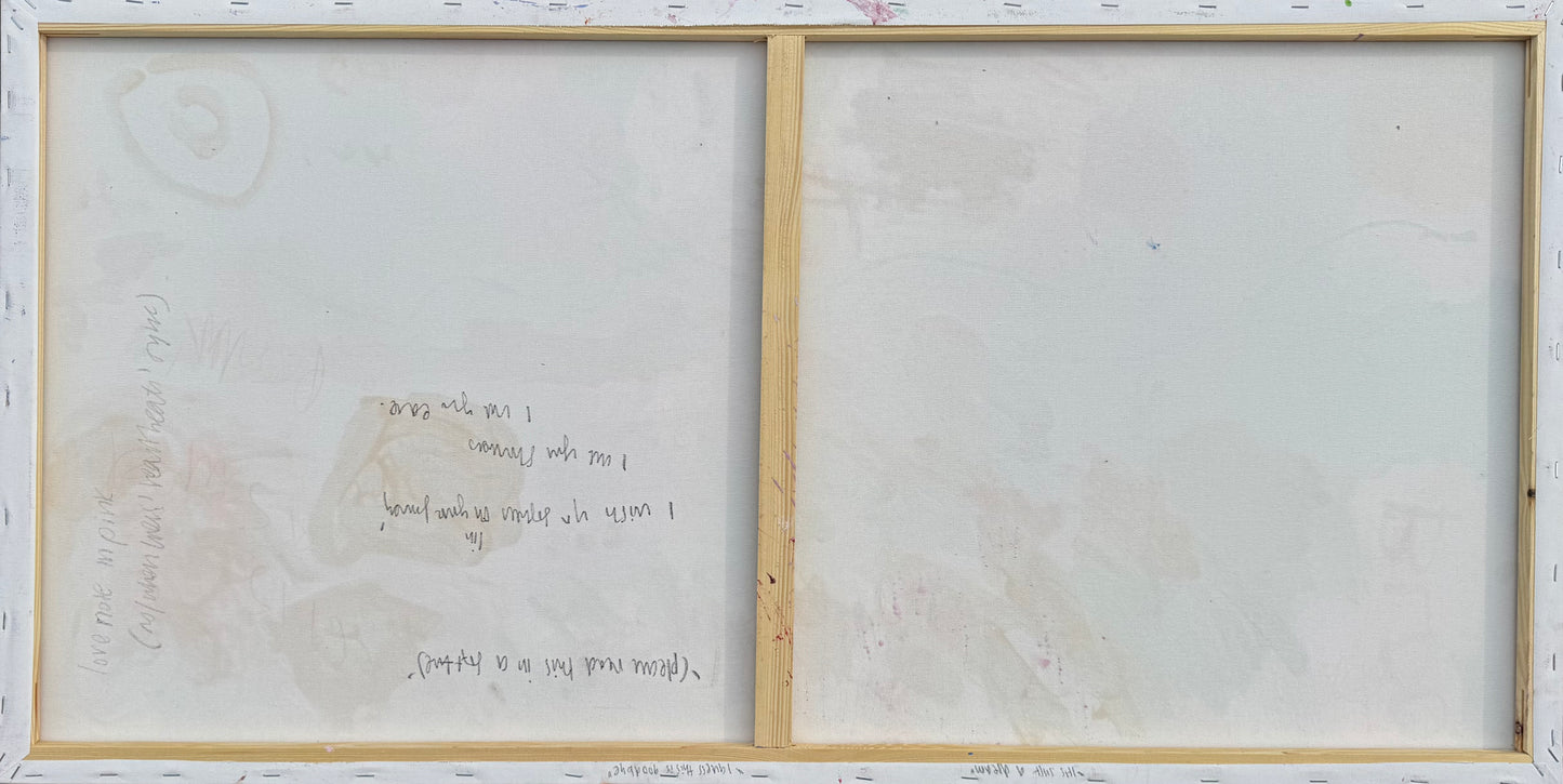 love note in pink (as when lovers' heartbeats sync)
