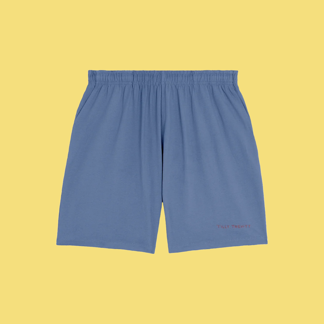 LOGO SHORTS (BRIGHT BLUE)