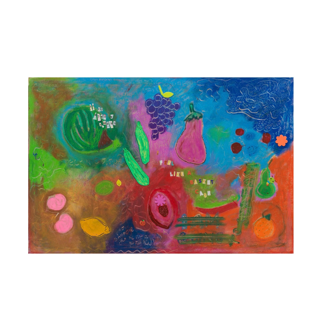 BASKET CASE (2024) (*61.5CM X 91.5CM X 2CM*)