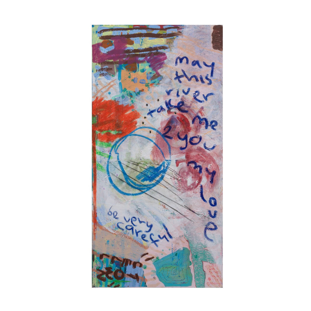 ETHER IS A RIVER (2025) (*100CM X 50CM X 2CM*)