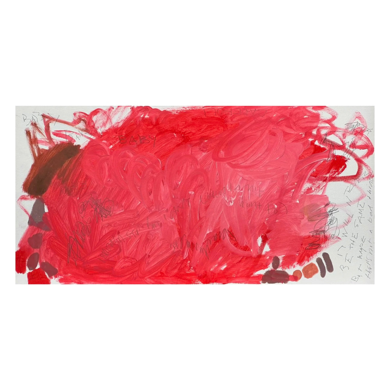 I JUST GOT MY PERIOD (2024) (*50CM X 100CM x 2CM*)