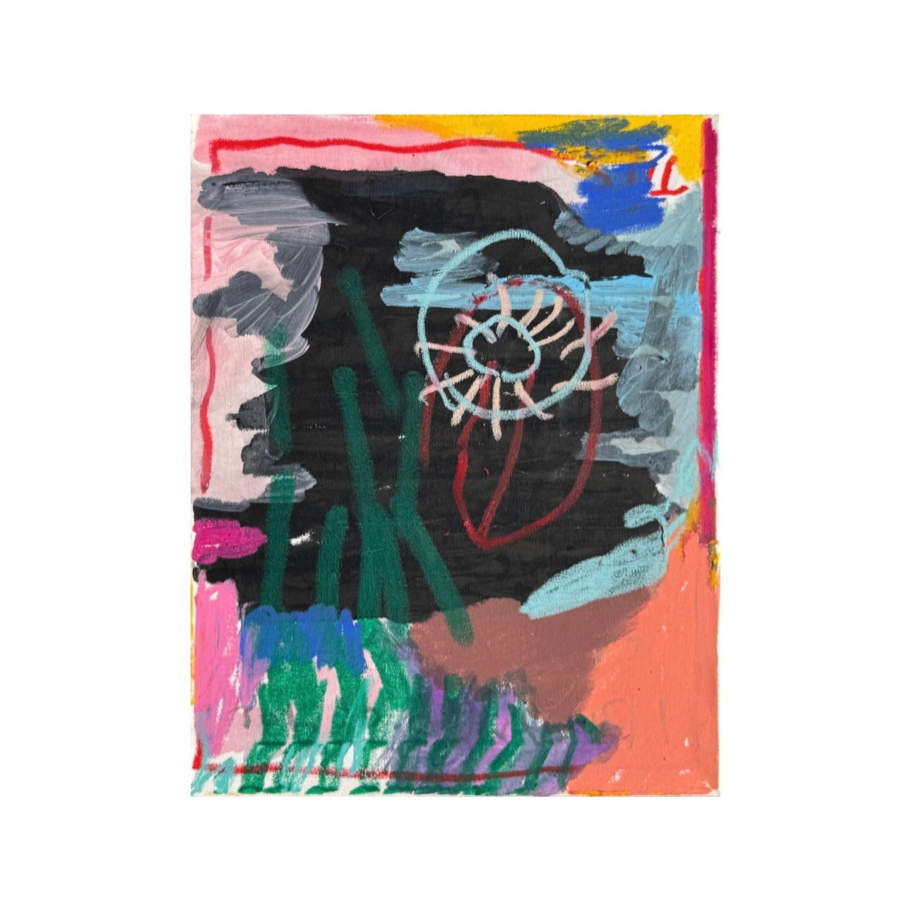 MOONRISE ON MARS (2025) (*46CM X 36CM x 2CM*)