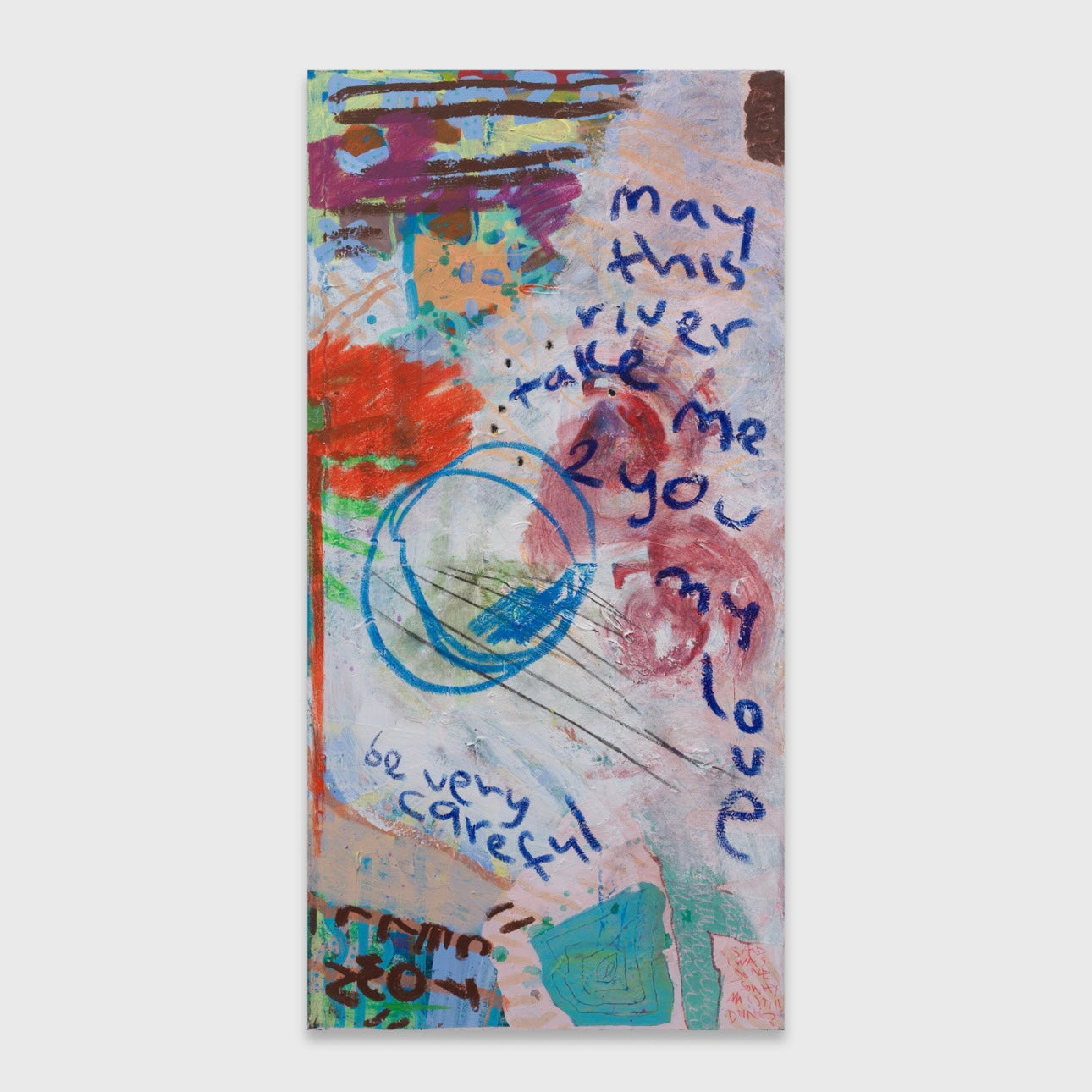 ETHER IS A RIVER (2025) (*100CM X 50CM X 2CM*)
