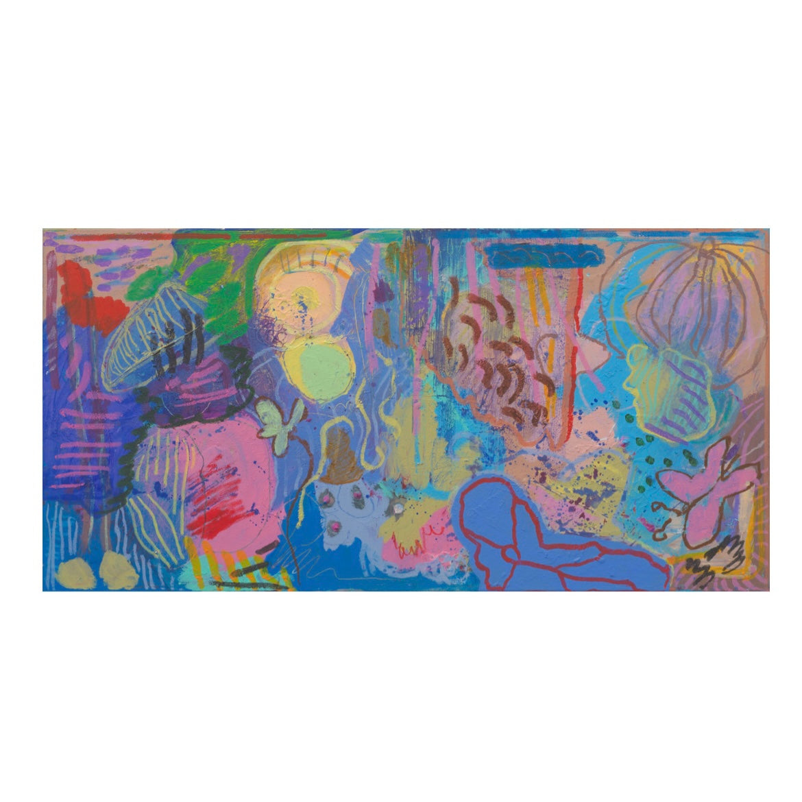 I HAVE DESTROYED EVERYTHING (I HAVE BURNT THE WORLD TO THE GROUND 4 U) (2025) (*50CM X 100CM X 2CM*)