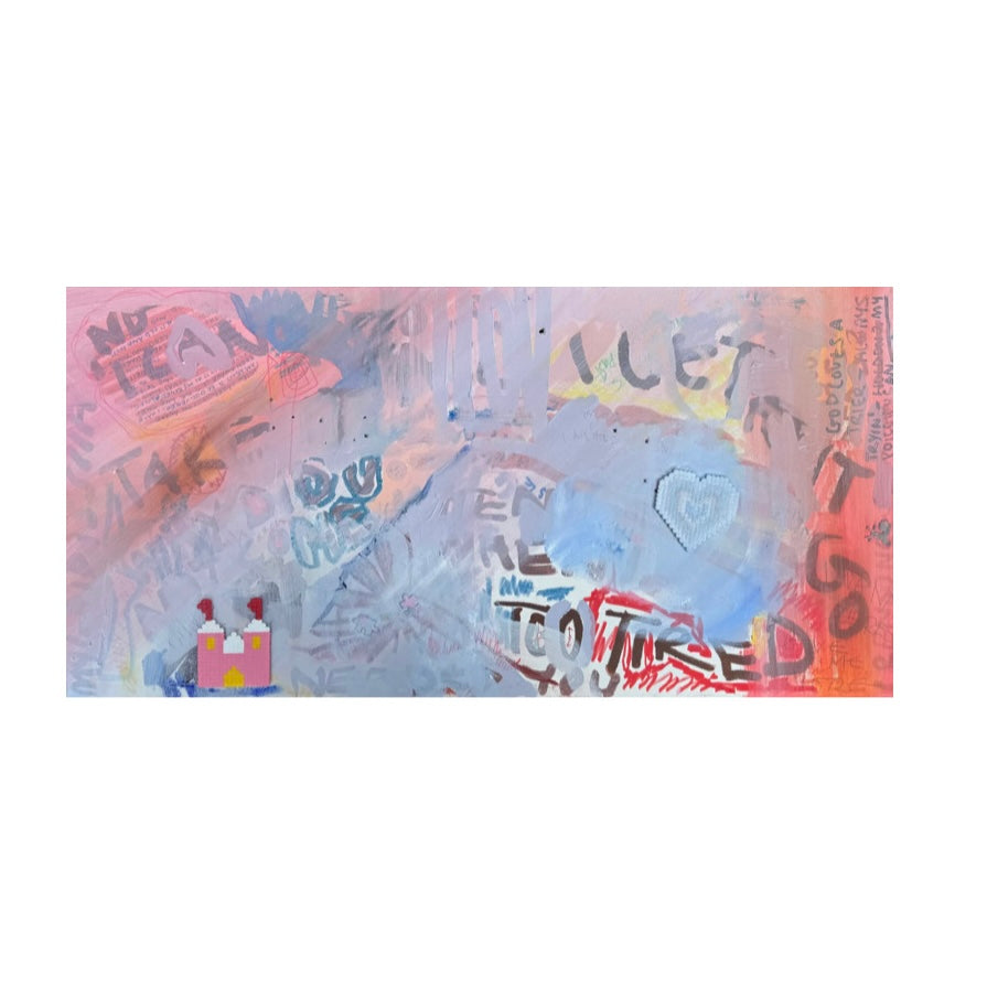 COME ON IN THE WATER'S FINE (2025) (*50CM X 100CM X 2CM*)