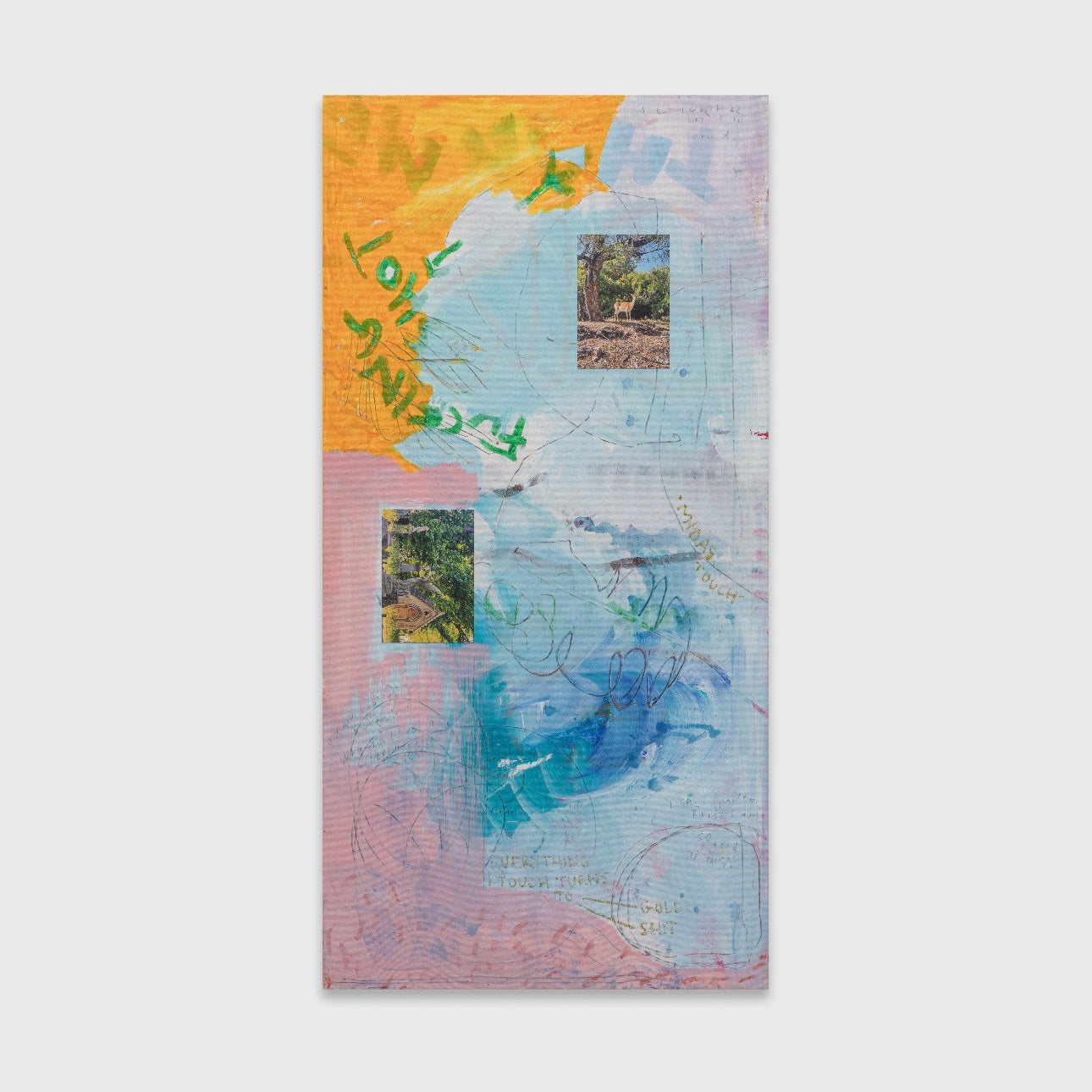 EVERYTHING I TOUCH (TURNS TO GOLD TURNS TO SHIT) (2025) (*100CM X 50CM x 2CM*)