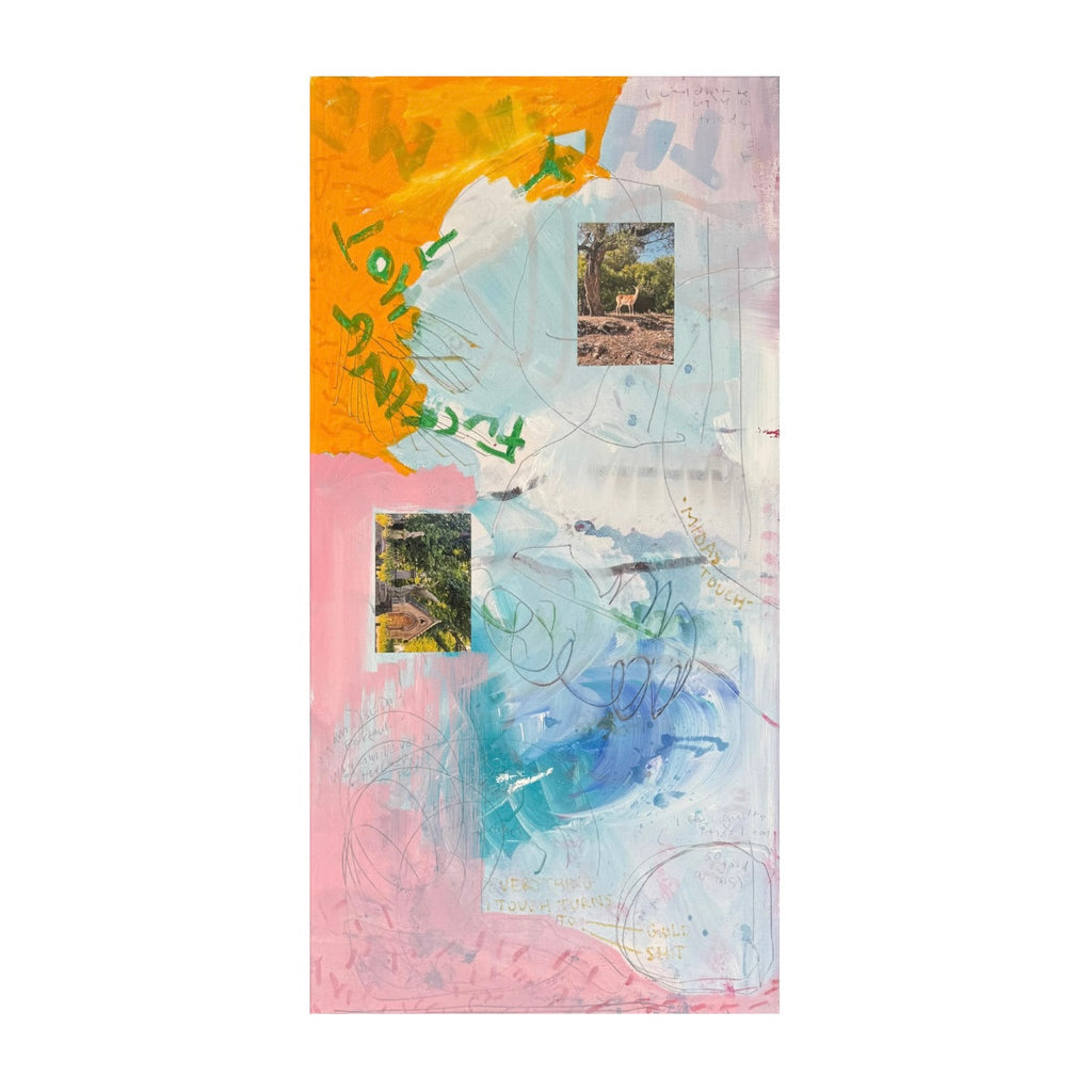 EVERYTHING I TOUCH (TURNS TO GOLD TURNS TO SHIT) (2025) (*100CM X 50CM x 2CM*)