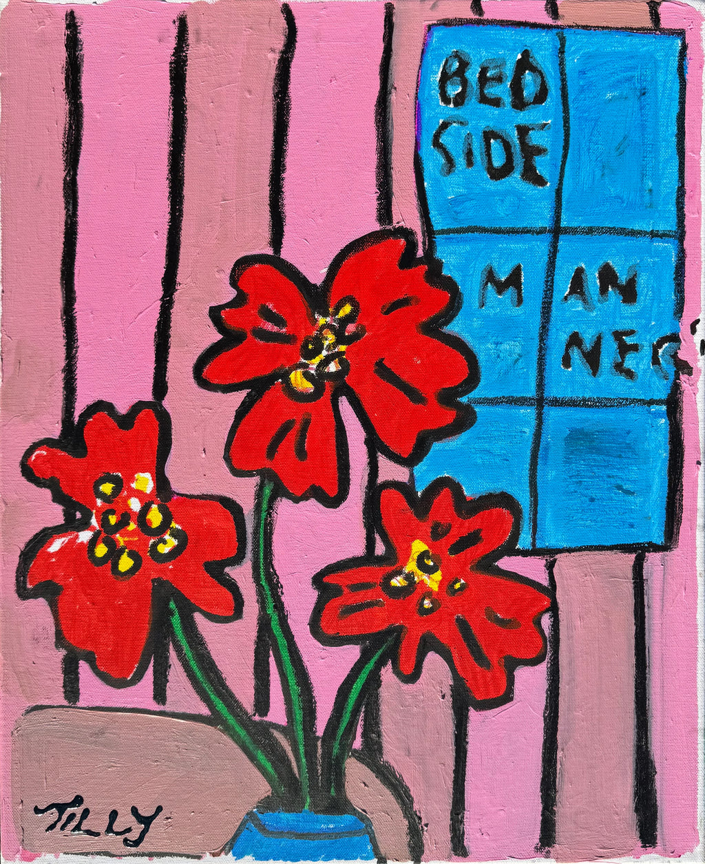 BEDSIDE MANNER (2025) (*56CM X 46CM X 2CM*)