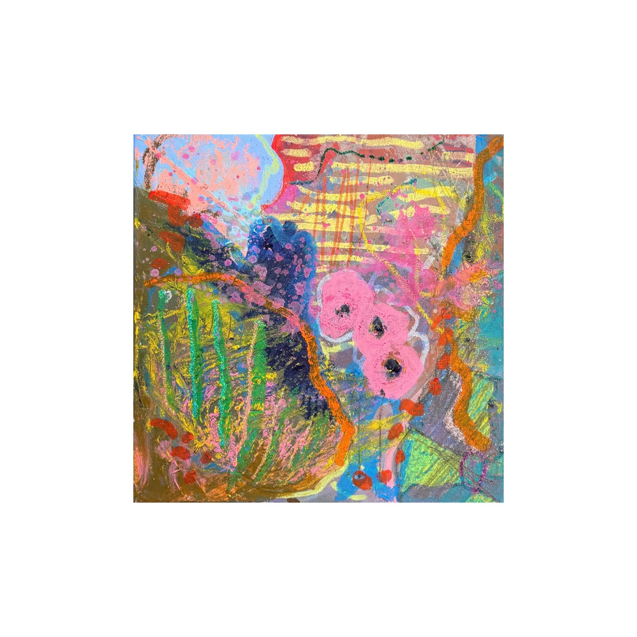 WILD POPPIES COULDN'T KEEP ME AWAKE (2025) (*30CM X 30CM X 4CM*)