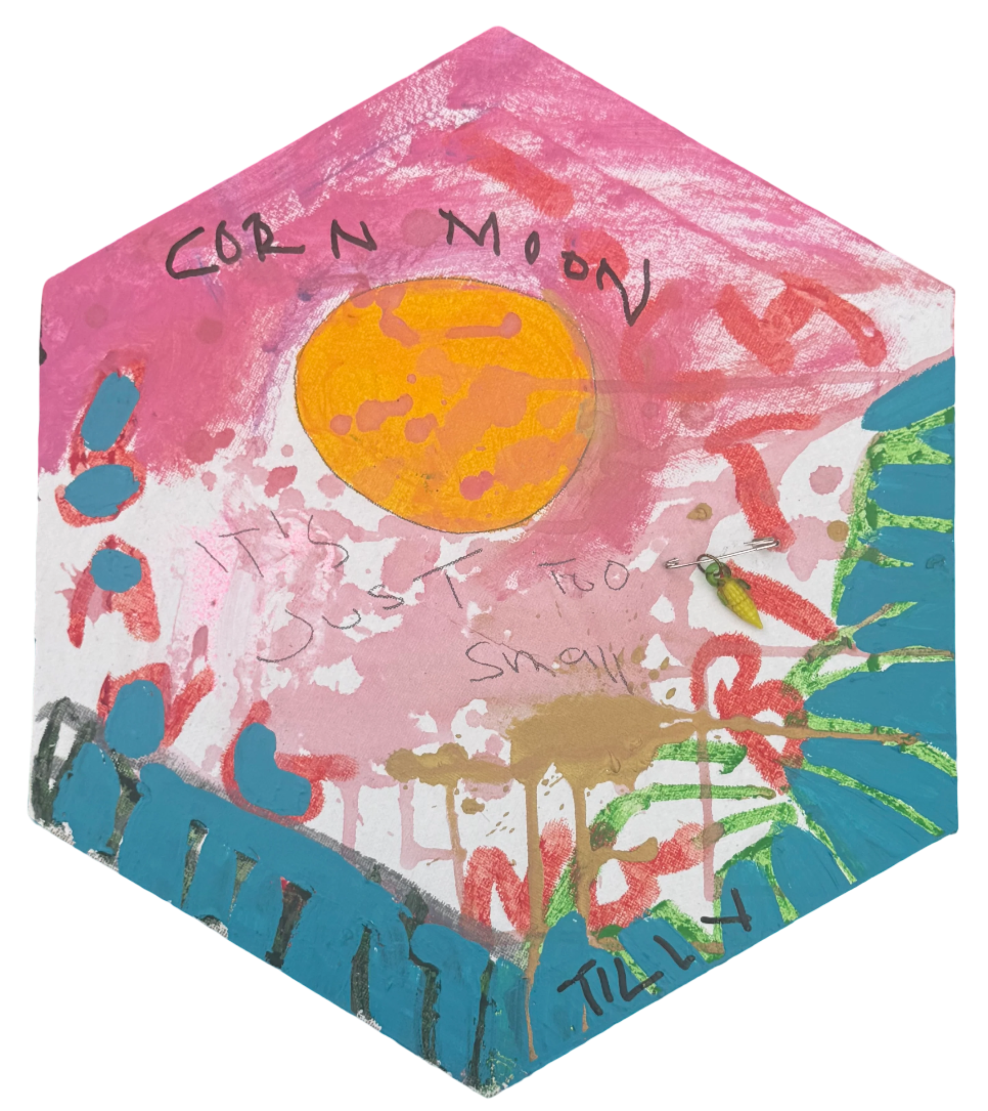 CORN MOON (2025) (*35CM X 30CM x 2CM*)