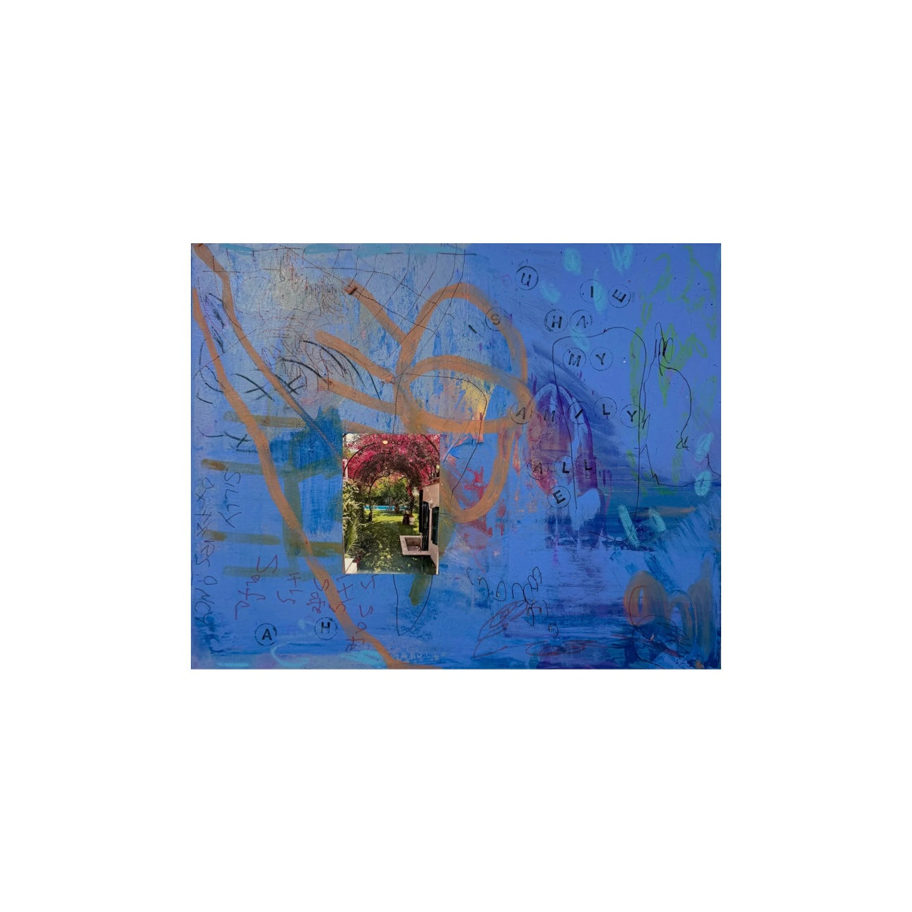 DUCKIE IS WHAT MY FAMILY CALL (2025) (*46CM X 56CM X 2CM*)