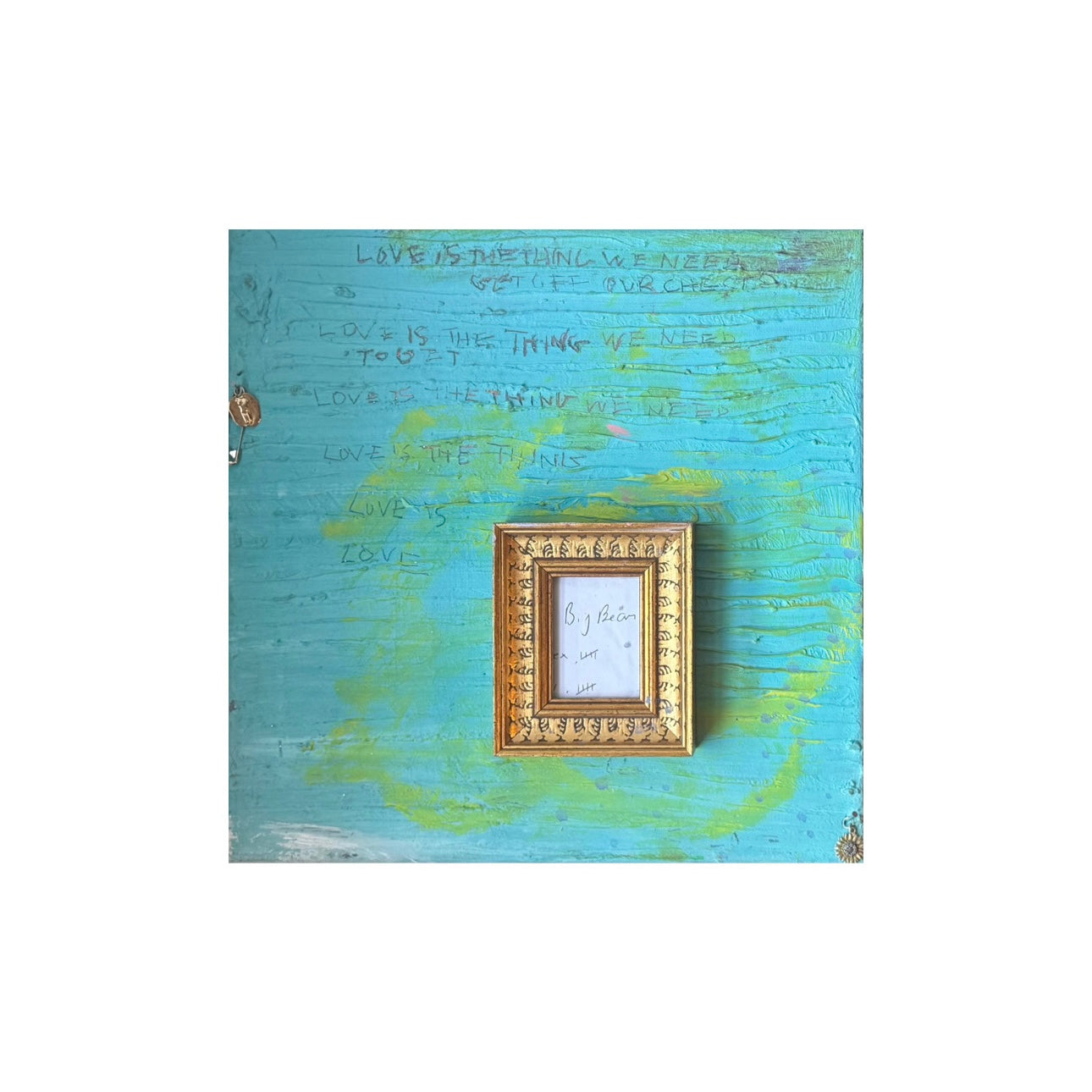 LOVE IS THE THING (2025) (*30CM X 30CM X 2CM*)