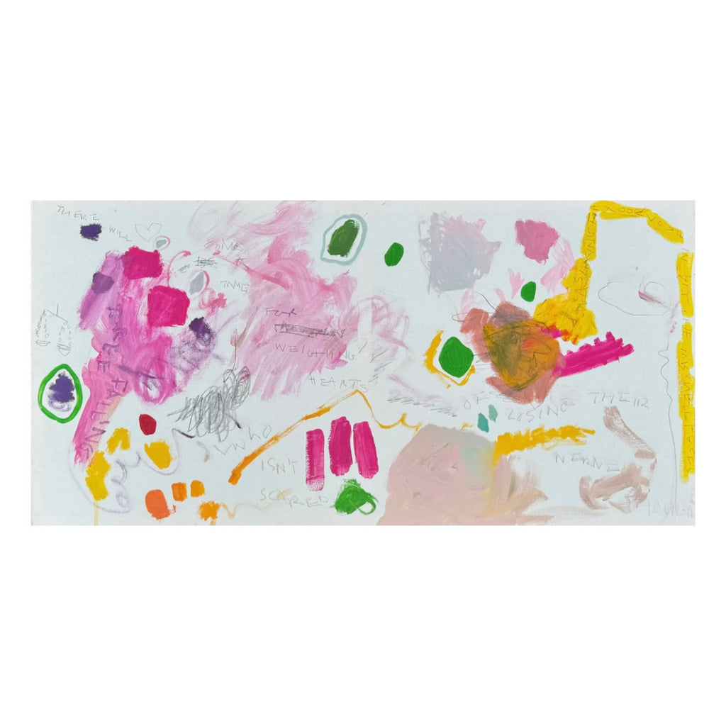 THERE WILL COME A TIME FOR WEIGHING HEARTS (2024) (*50CM X 100CM X 2CM*)