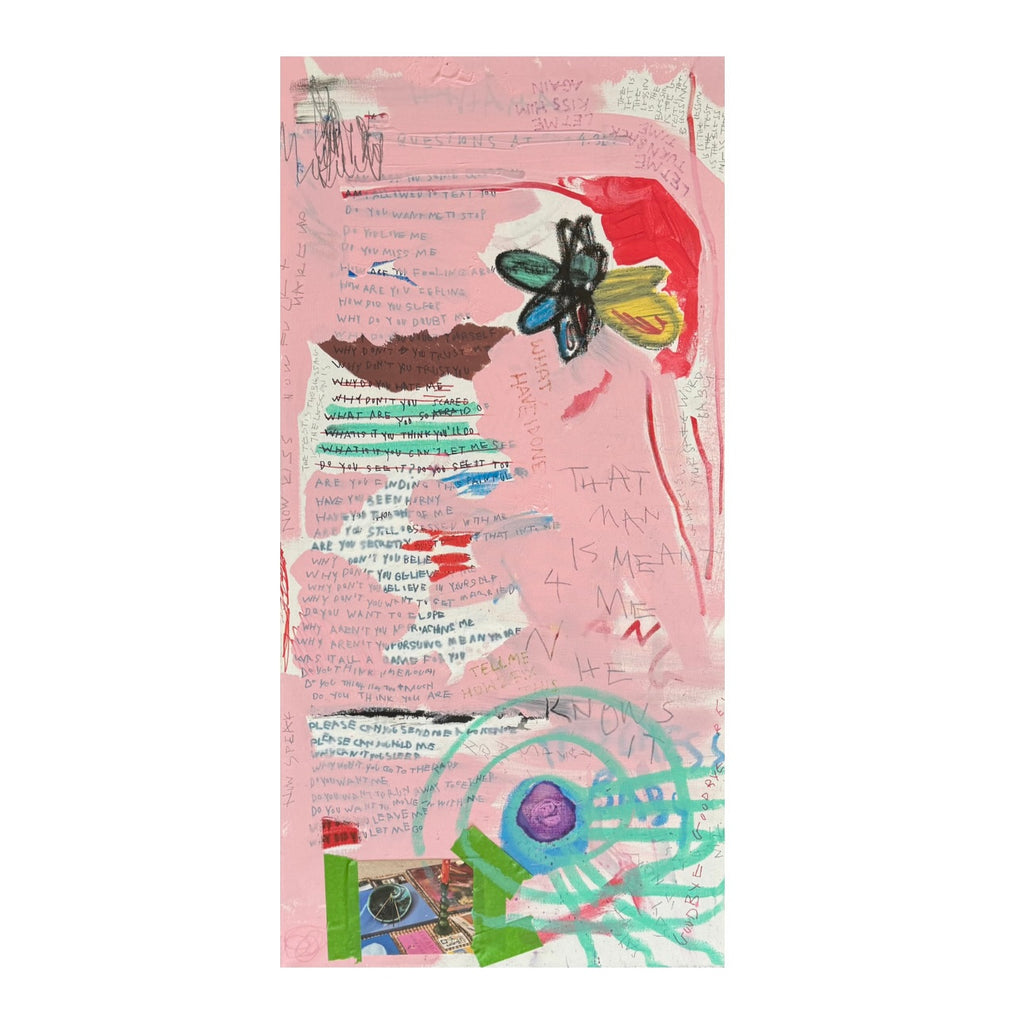 FEAR I WILL LOVE U ALL OF TIME (2025) (*100CM X 50CM X 2CM*)