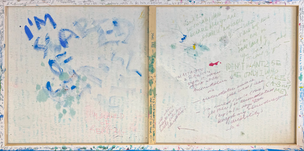 IM SCARED OF BEING BIG (i dont want 2 be the only one who cares abt me) (2025) (*50CM X 100CM X 2CM*)