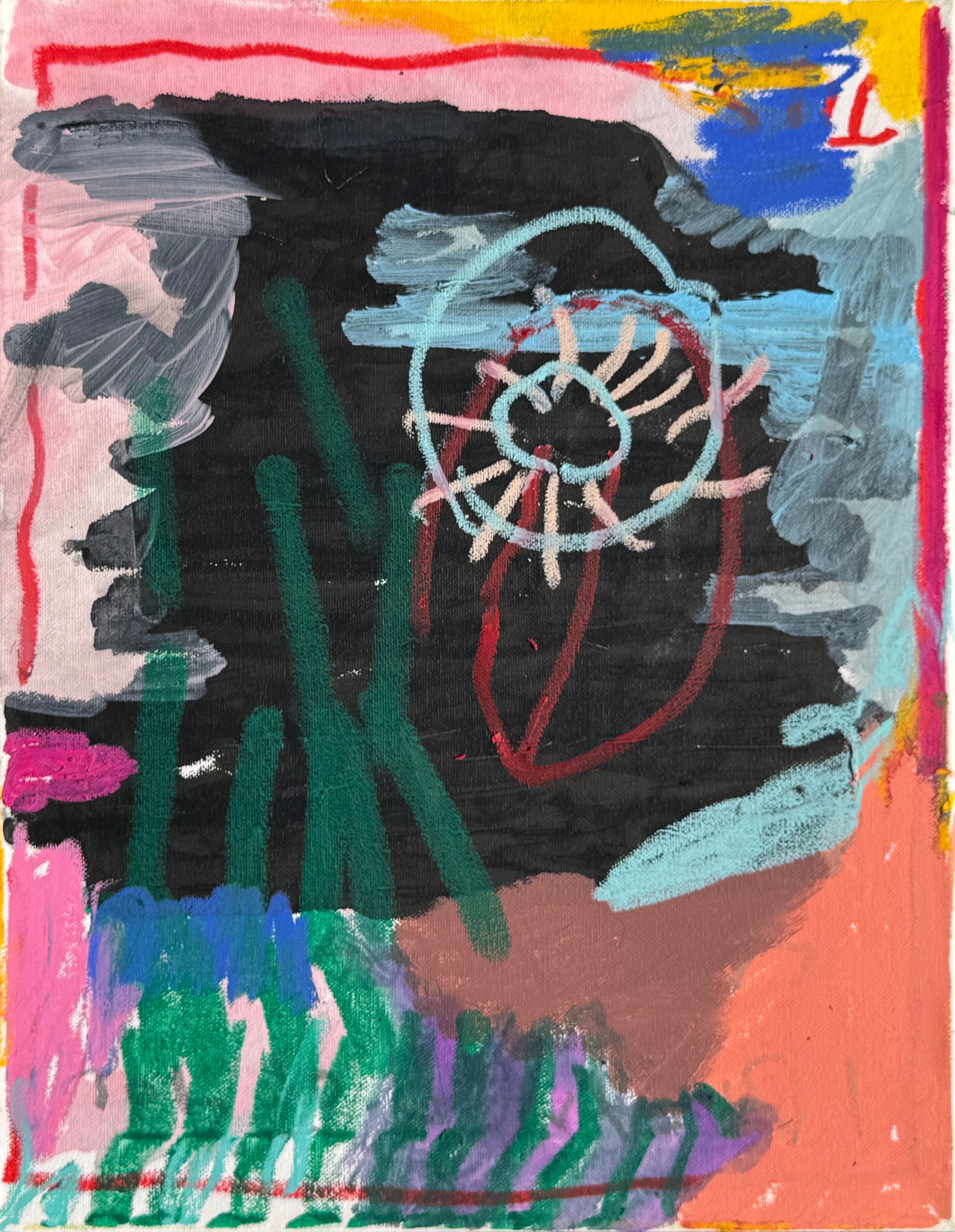 MOONRISE ON MARS (2025) (*46CM X 36CM x 2CM*)