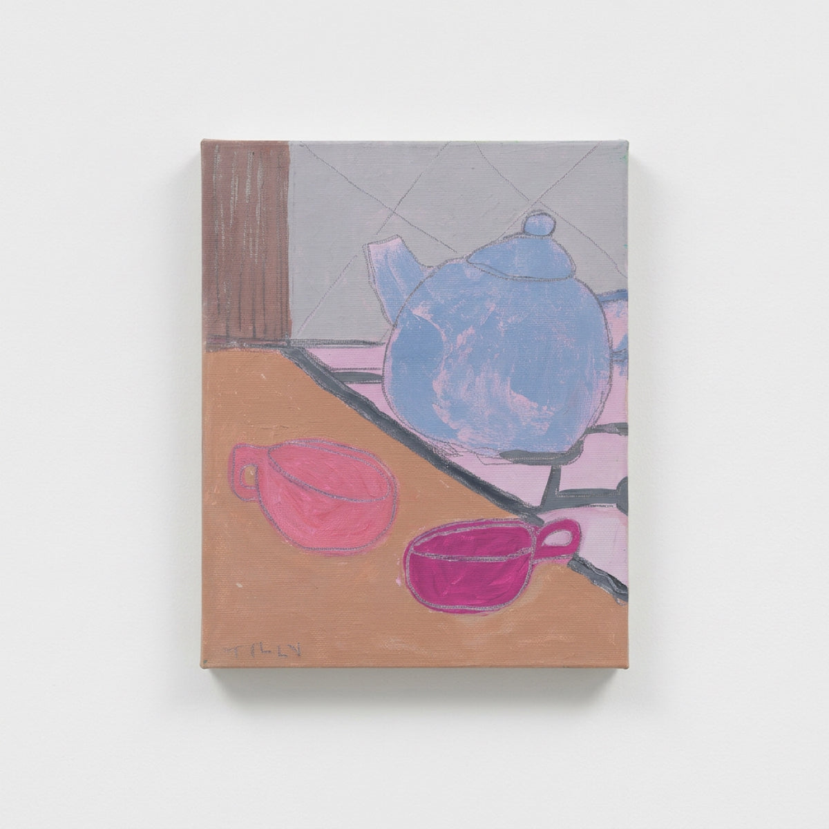 PINK TEACUPS (2024) (*20CM X 25CM X 2CM*)