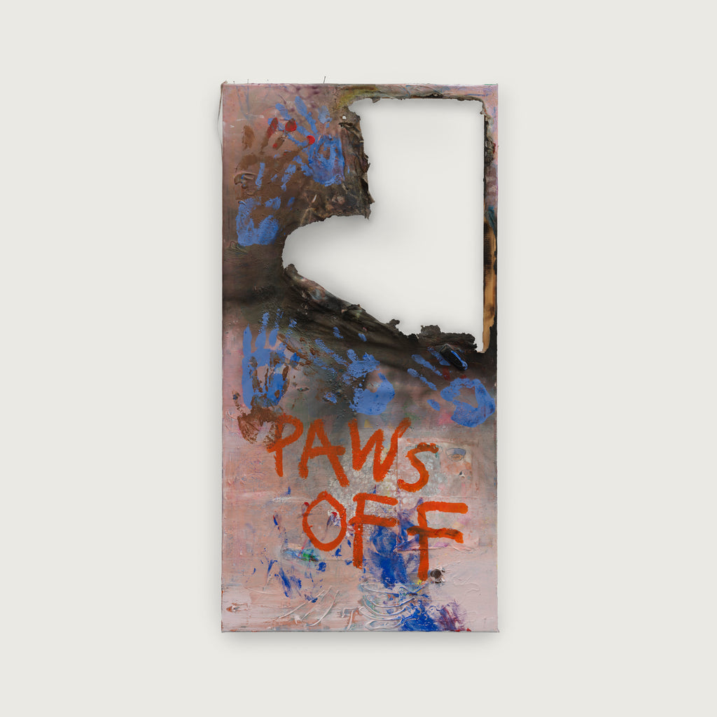 PAWS OFF (2025) (*100CM X 50CM X 2CM*)