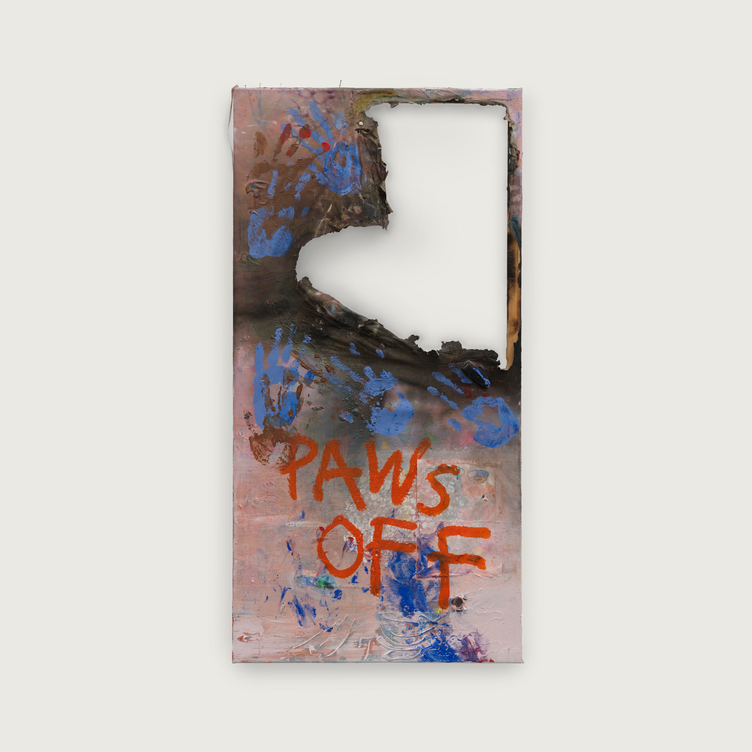 PAWS OFF (2025) (*100CM X 50CM X 2CM*)
