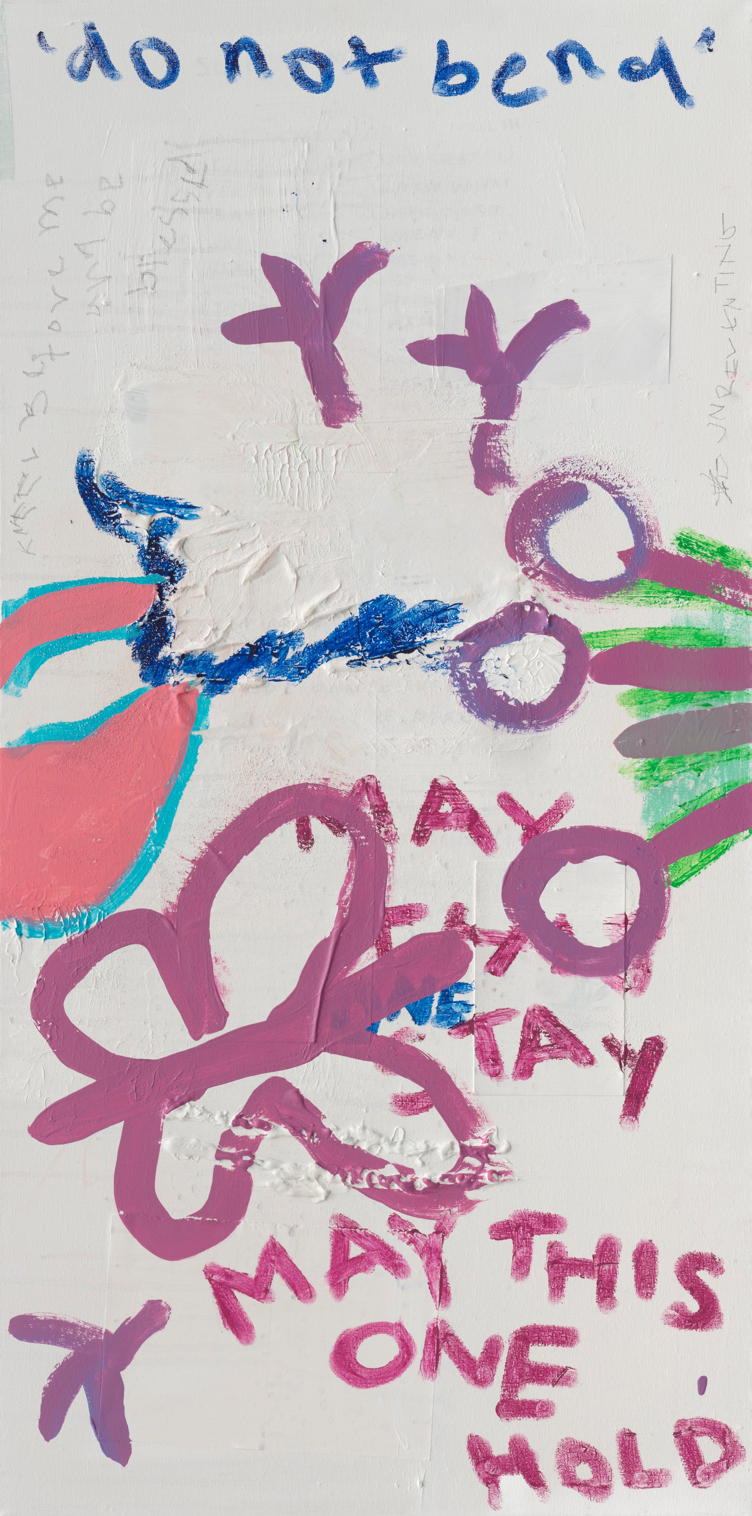 DO NOT BEND (SPELL FOR THE UNRELENTING) (2026) (*100CM X 50CM x 2CM*)