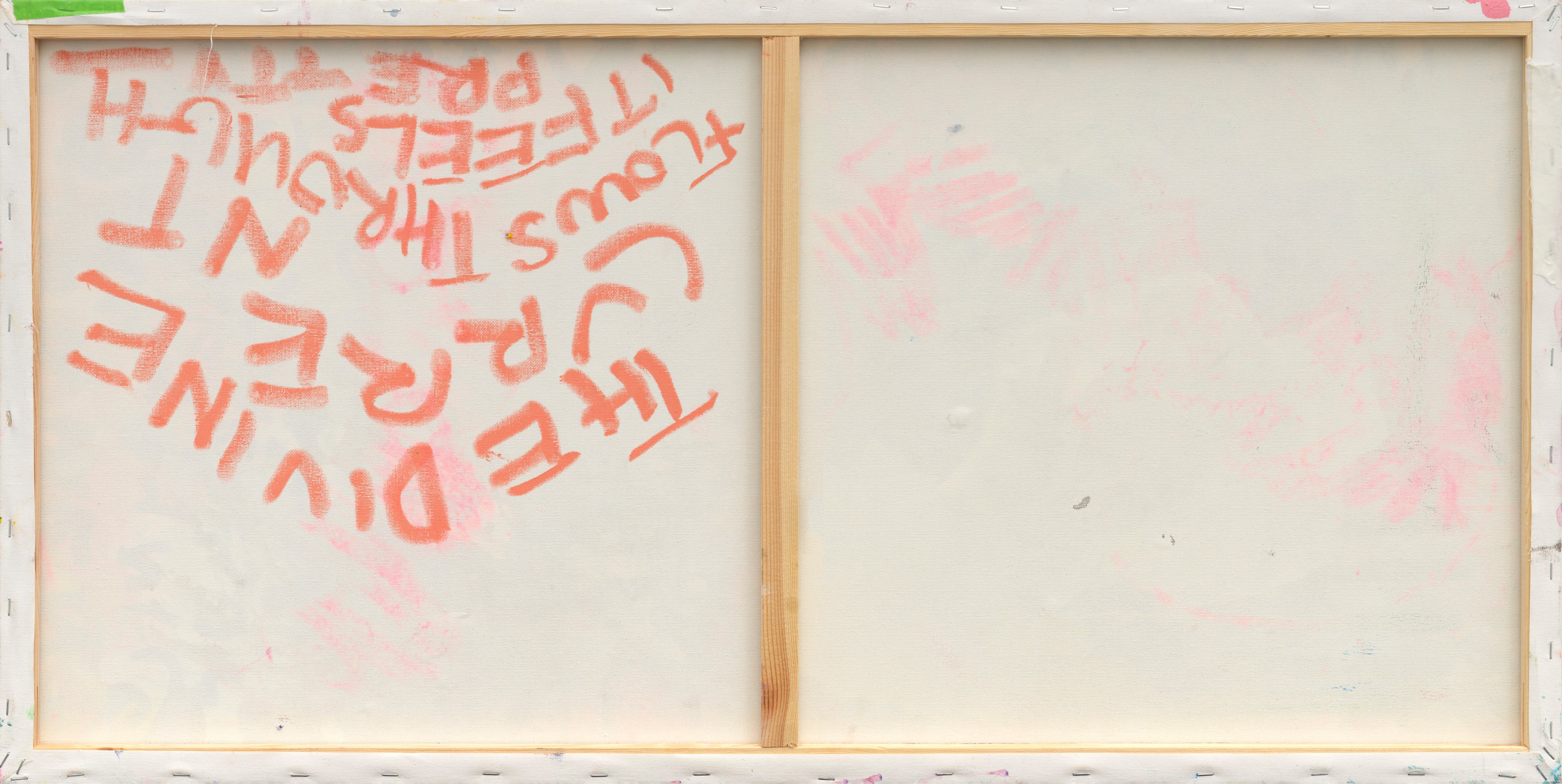DIVINE CURRENT (FLOWS THRU) (2026) (*50CM X 100CM X 2CM*)
