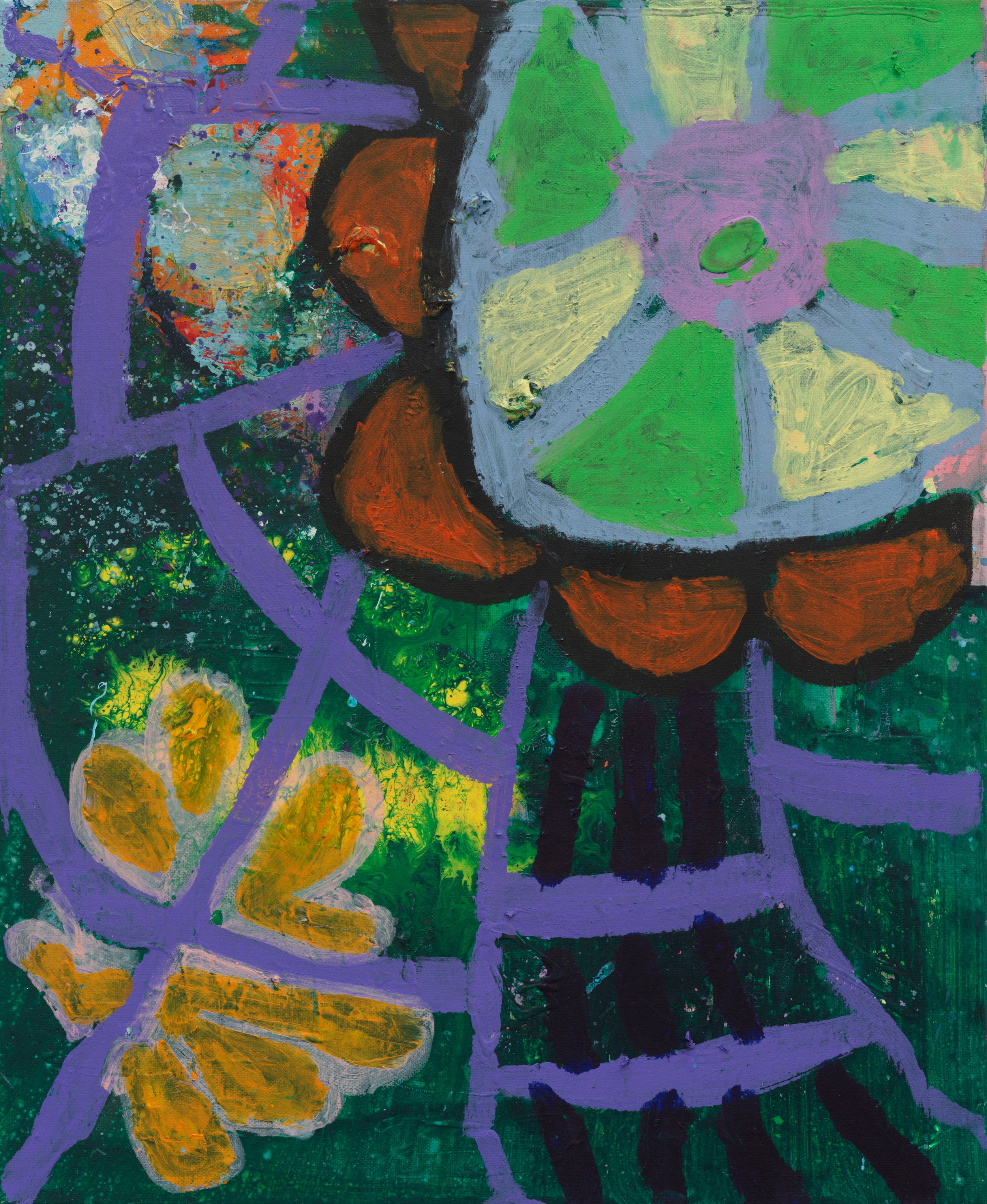 COSMIC WEB/FLOWER (2026) (*56CM X 46CM X 2CM*)