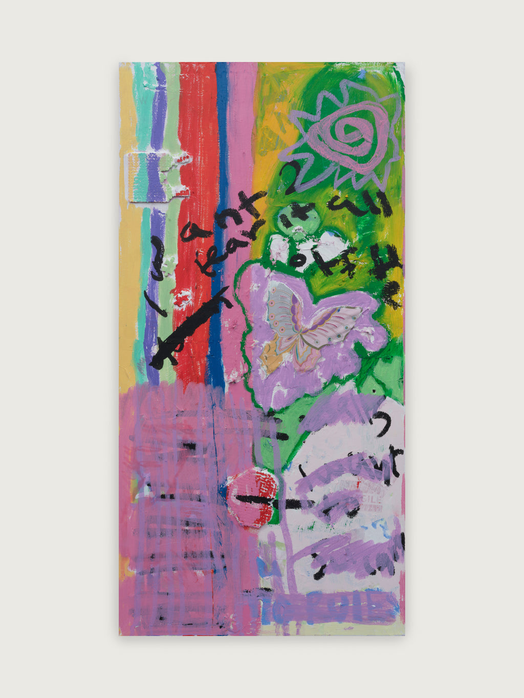 PSYCHE IS A CLOWN CAR (2026) (*100CM X 50CM X 2CM*)