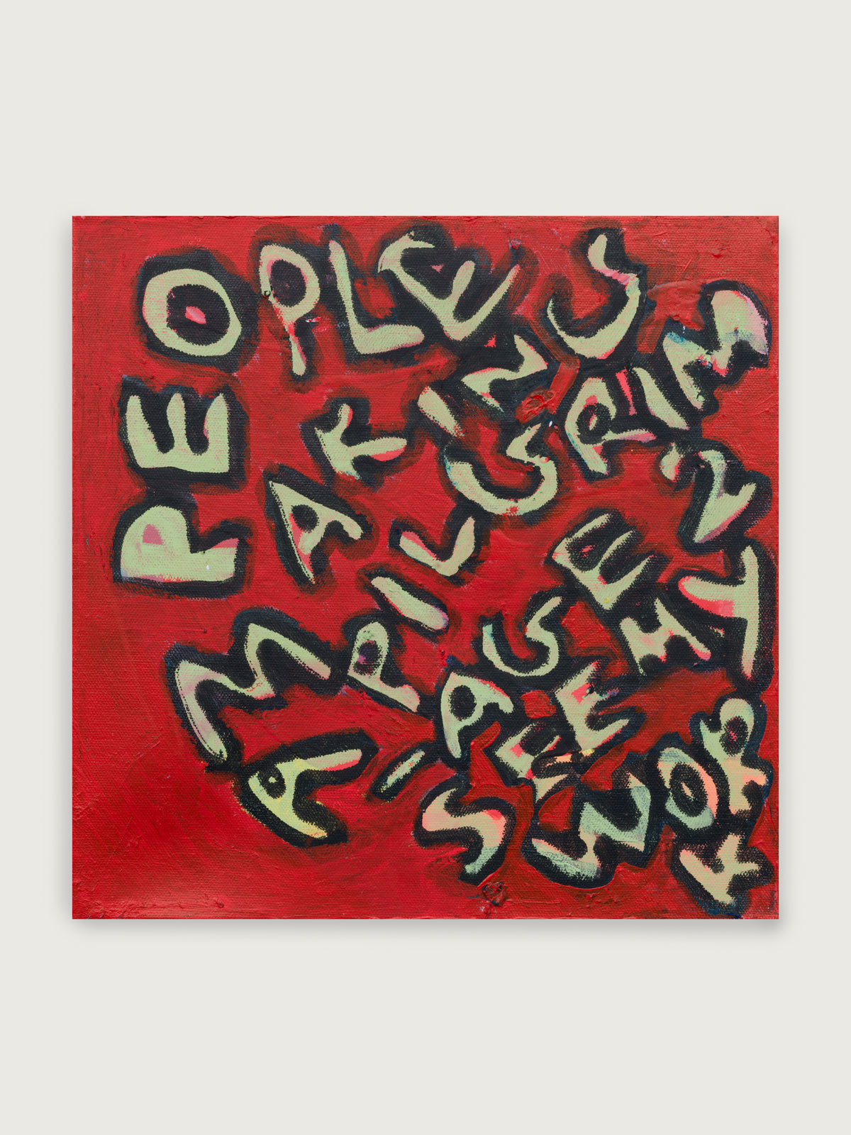 PEOPLE MAKING A PILGRIMAGE (2026) (30.5CM X 30.5CM X 4CM)