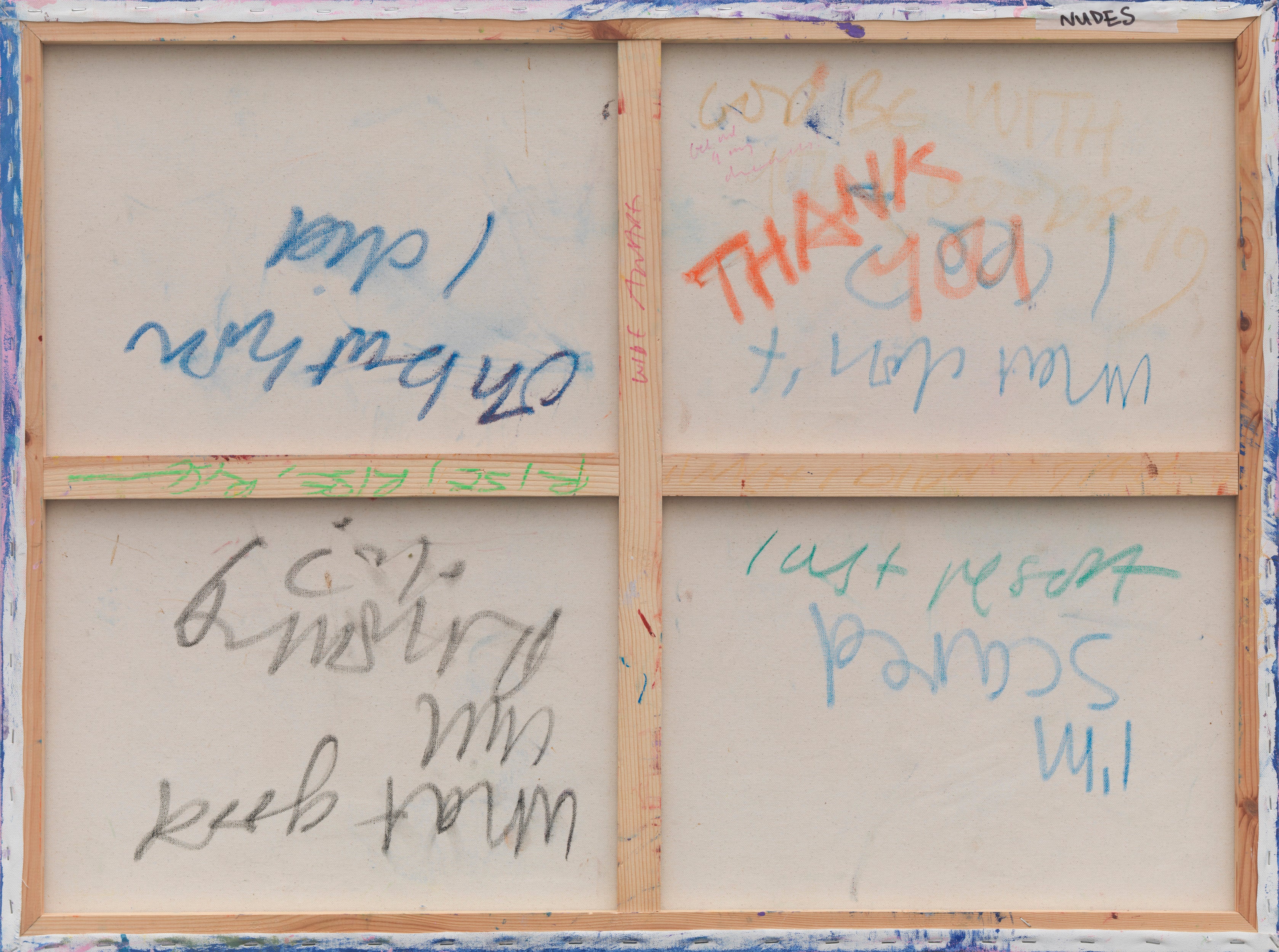 NUDES ON THE INTERNET (2025) (*76CM X 102 X 2CM*)