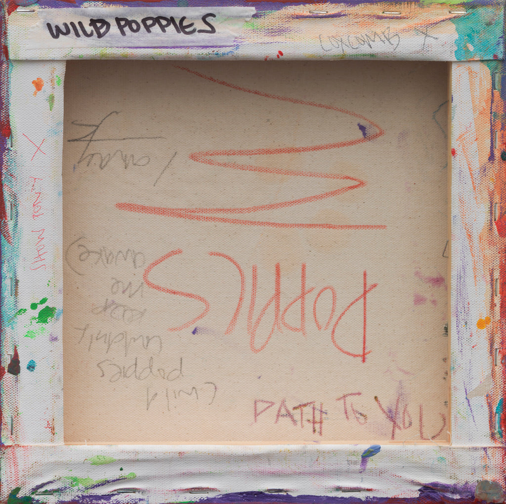 WILD POPPIES COULDN'T KEEP ME AWAKE (2025) (*30CM X 30CM X 4CM*)