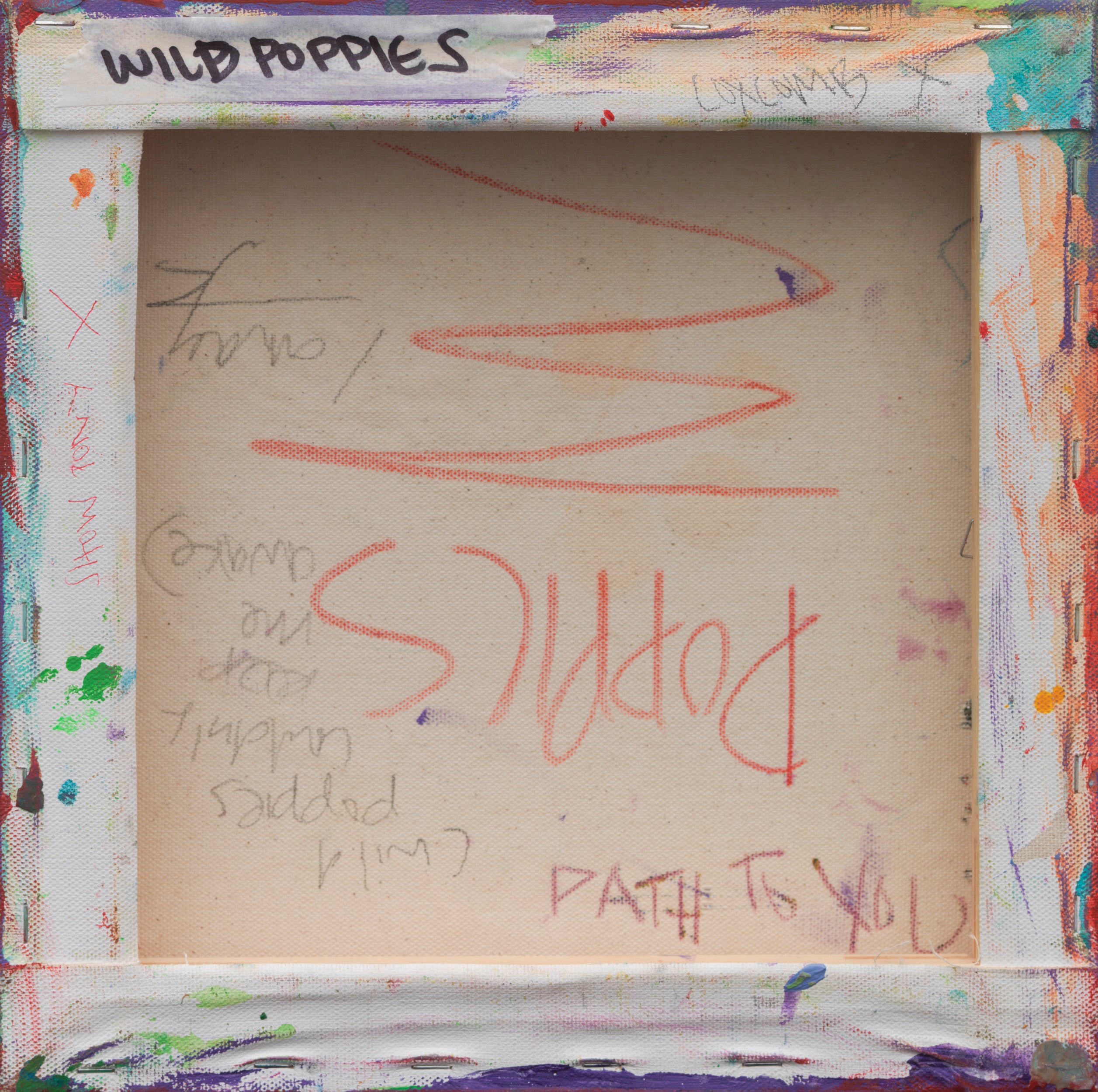 WILD POPPIES COULDN'T KEEP ME AWAKE (2025) (*30CM X 30CM X 4CM*)