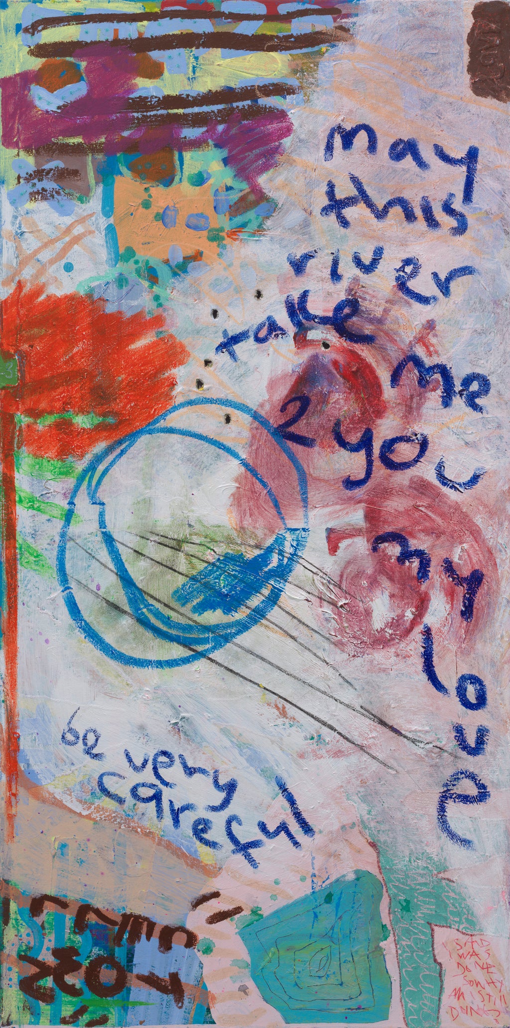 ETHER IS A RIVER (2025) (*100CM X 50CM X 2CM*)