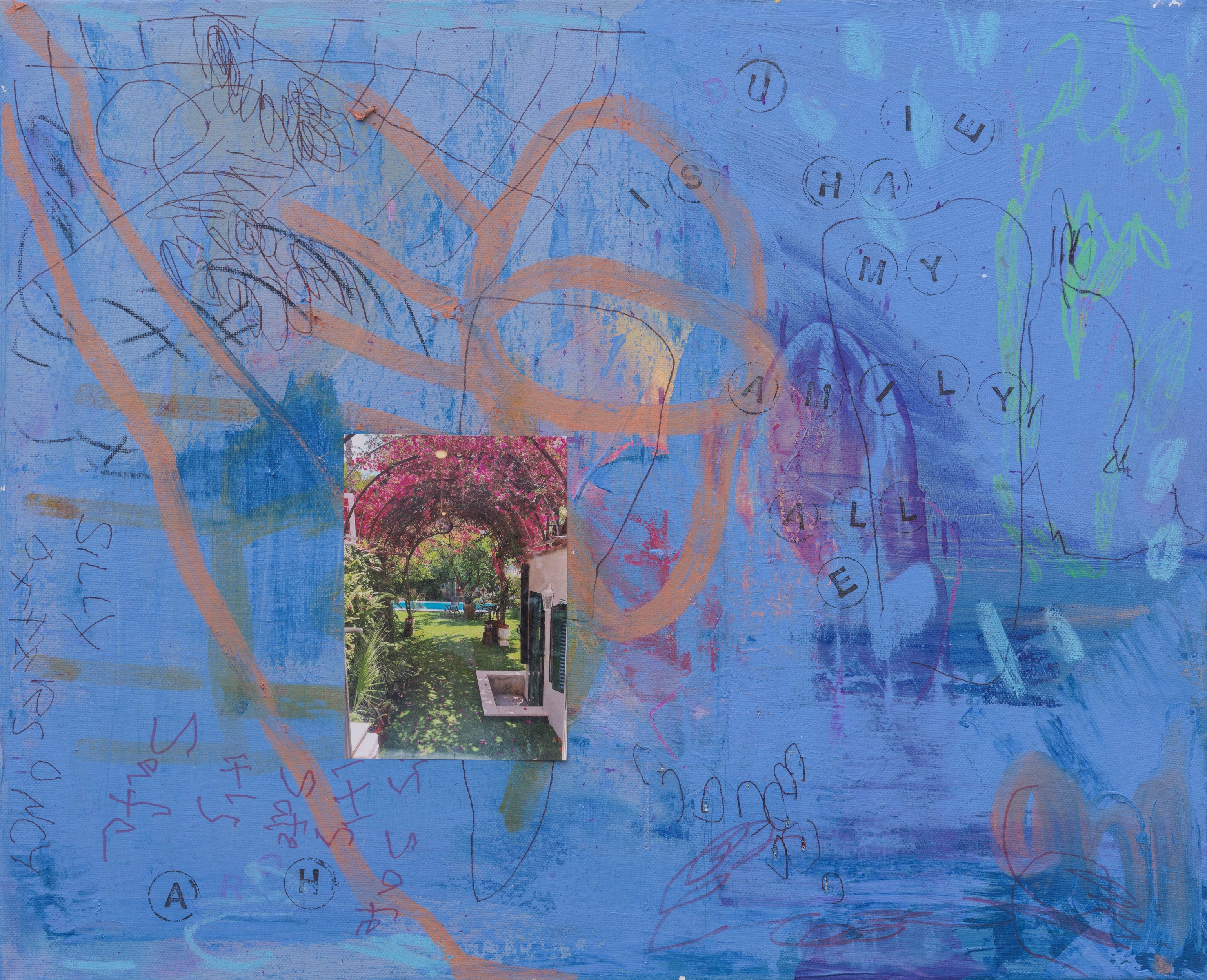 DUCKIE IS WHAT MY FAMILY CALL ME (2025) (*46CM X 56CM X 2CM*)