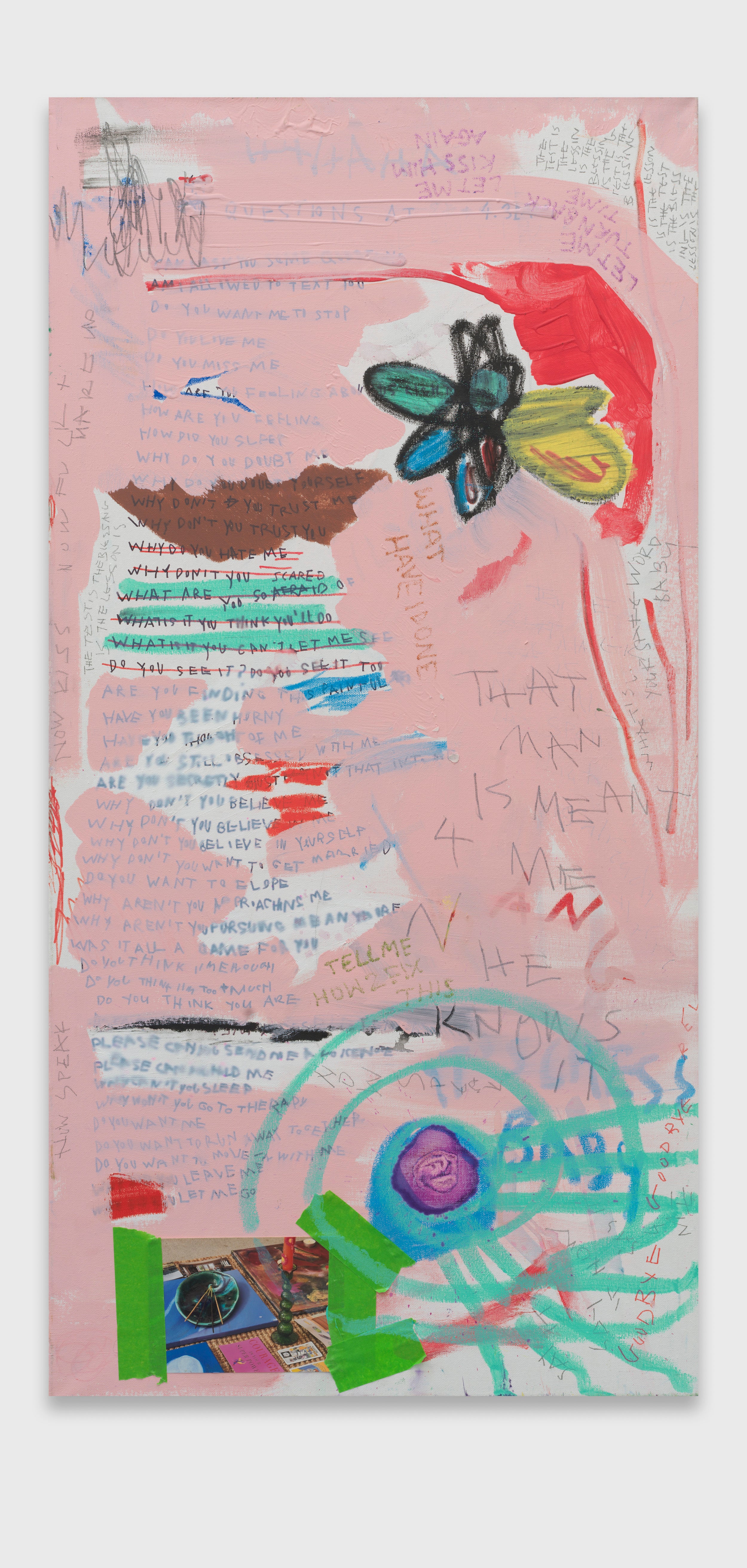 FEAR I WILL LOVE U ALL OF TIME (2025) (*100CM X 50CM X 2CM*)