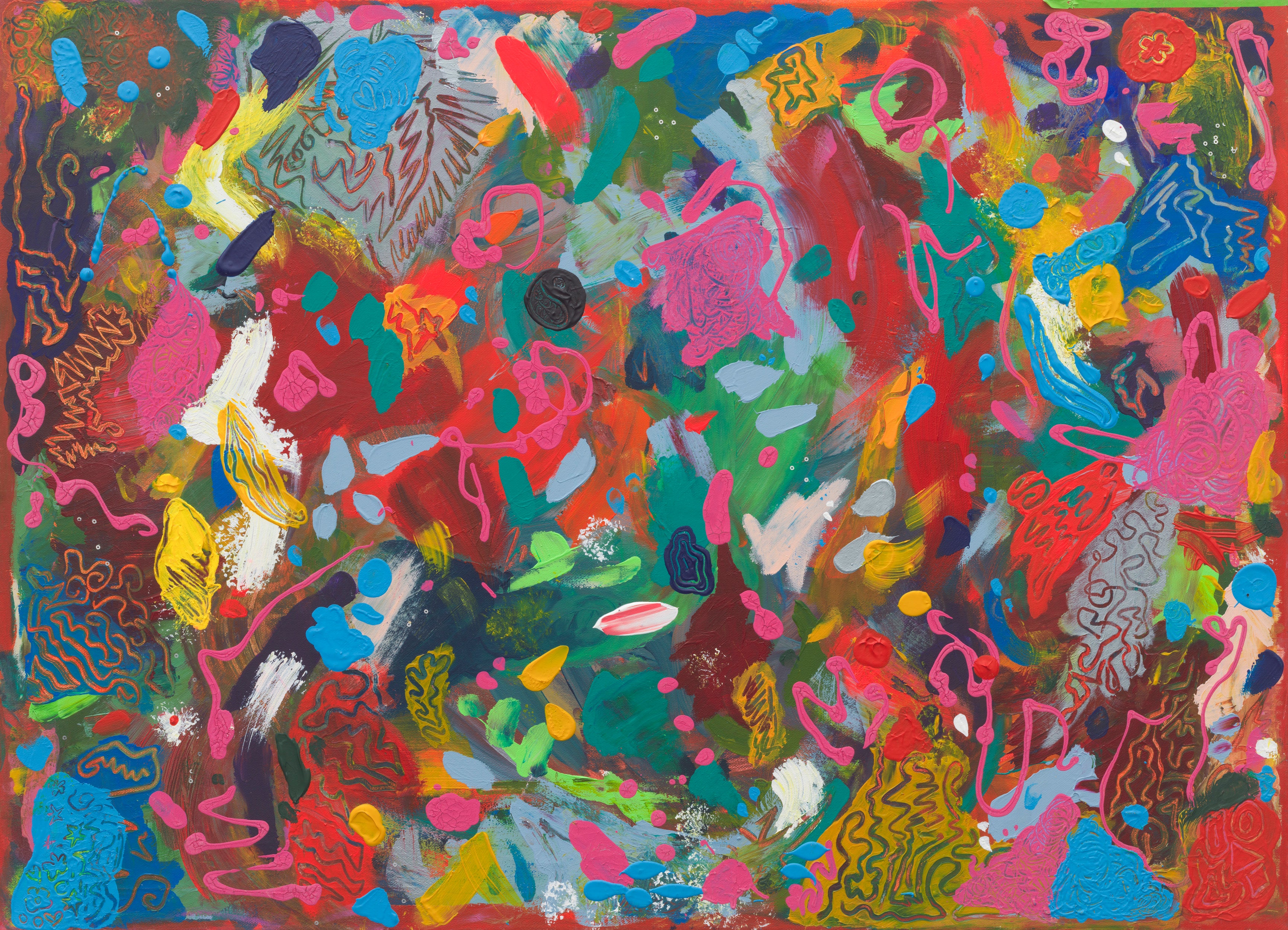 HEADSTRONG (2023) (*65.5CM X 90.5CM X 2CM*)