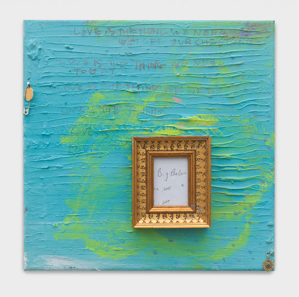 LOVE IS THE THING WE MUST GET OFF OUR CHESTS (II) (2025) (*30CM X 30CM X 2CM*)