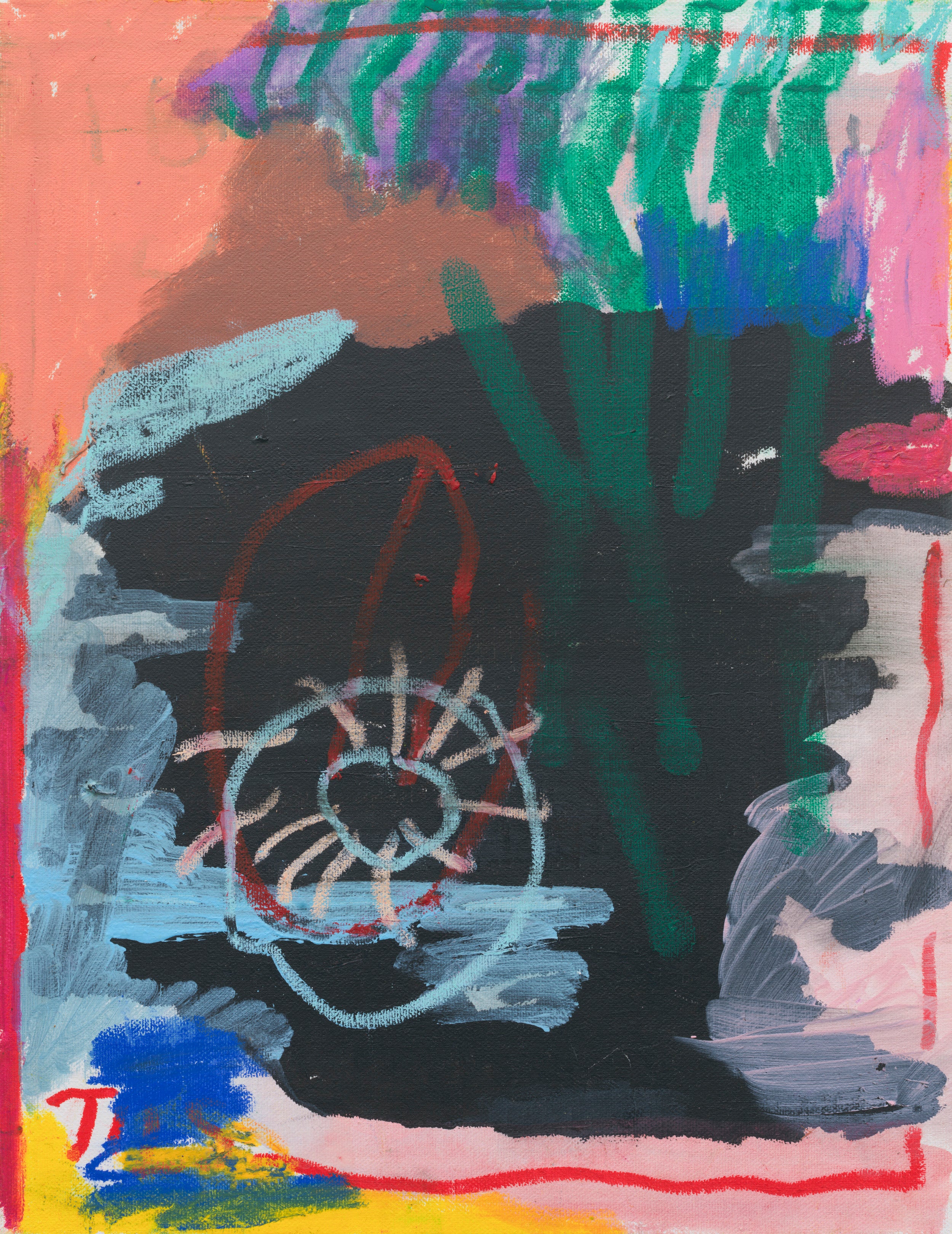 MOONRISE ON MARS (2025) (*46CM X 36CM x 2CM*)