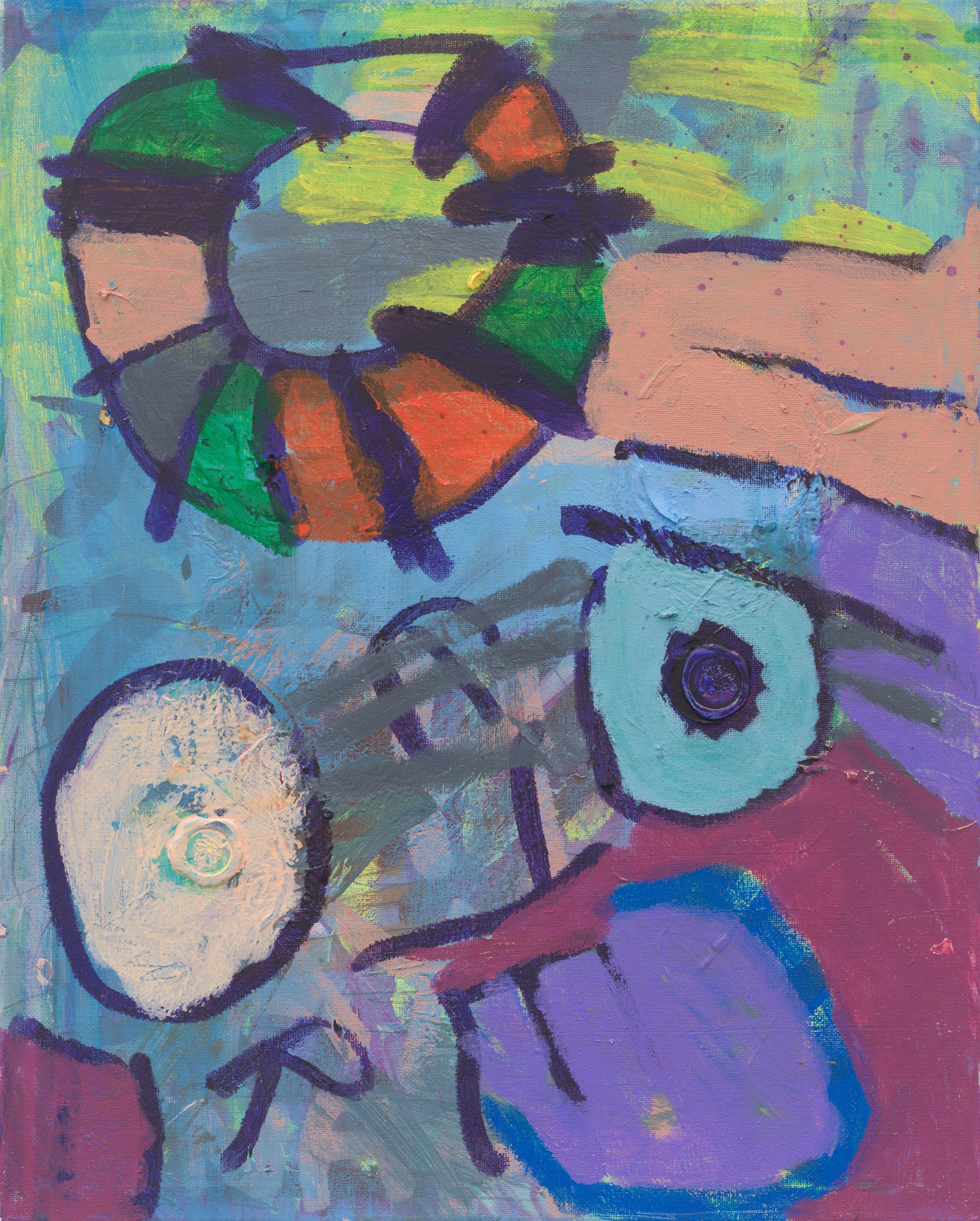 SCARY HOUR (NOVO) (2025) (*50CM X 40CM X 2CM*)