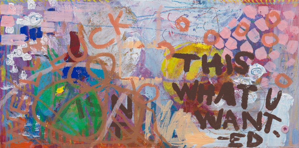 CRAZYTOWN, POPULATION: ME (2025) (*50CM X 100CM X 2CM)