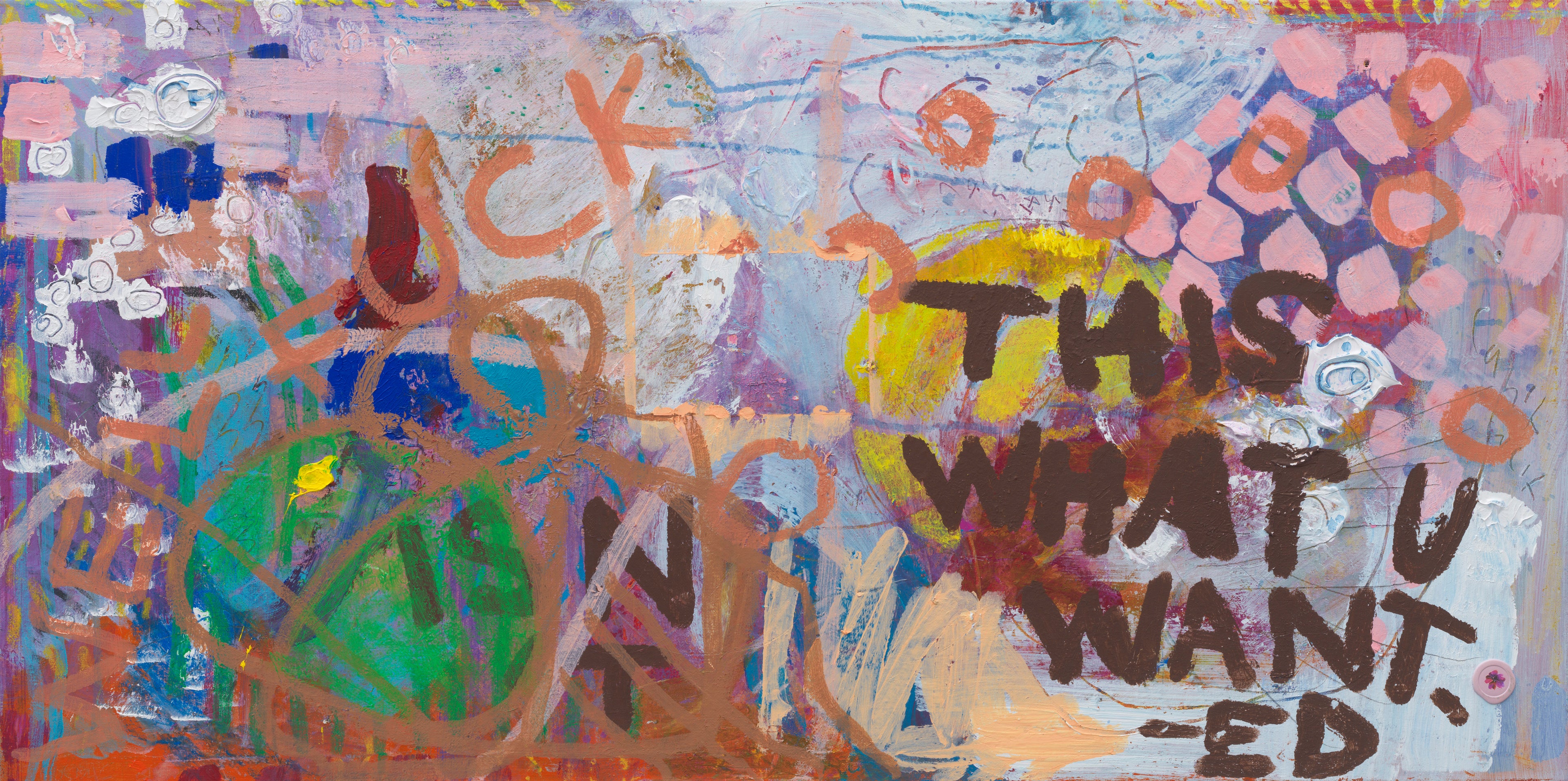 CRAZYTOWN, POPULATION: ME (2025) (*50CM X 100CM X 2CM)