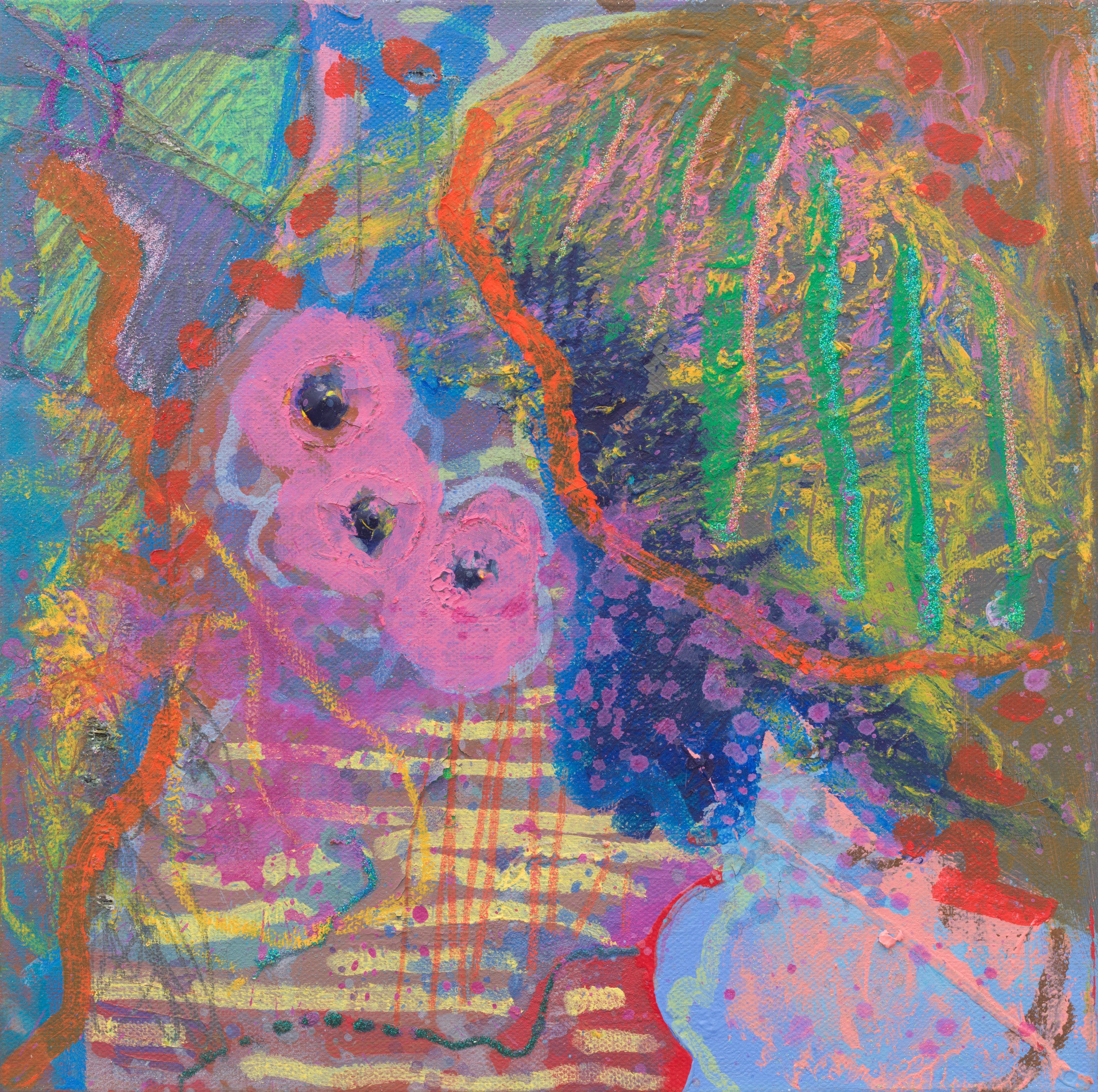 WILD POPPIES COULDN'T KEEP ME AWAKE (2025) (*30CM X 30CM X 4CM*)
