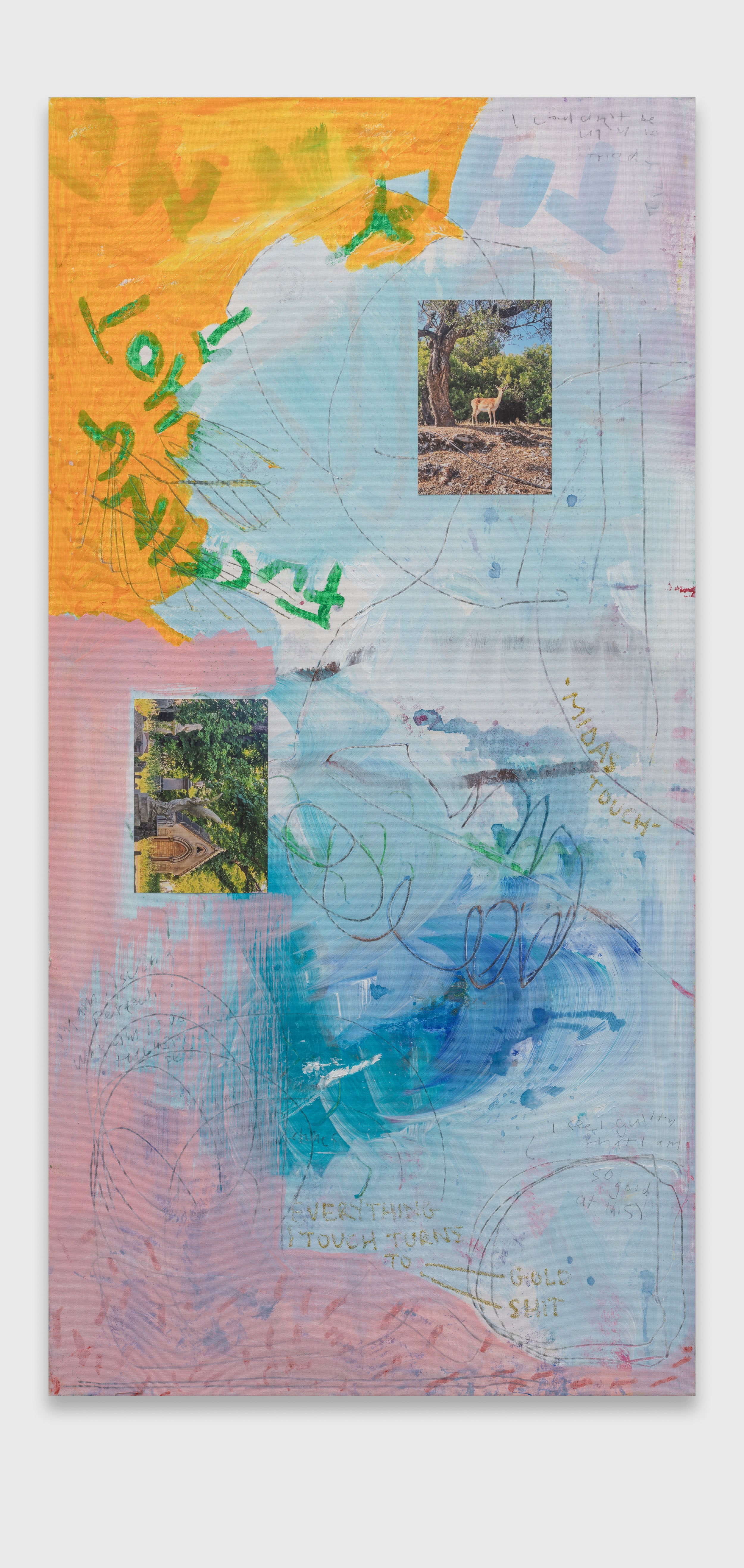 EVERYTHING I TOUCH (TURNS TO GOLD TURNS TO SHIT) (2025) (*100CM X 50CM x 2CM*)