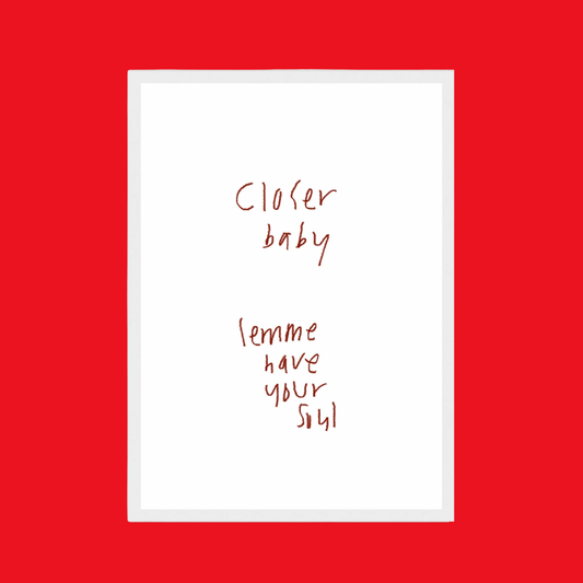 Closer Baby Framed Print (A3, A2, A1)