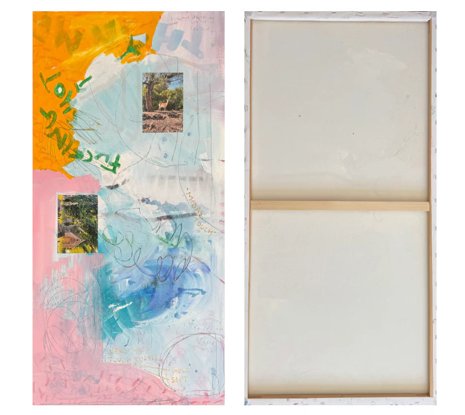 EVERYTHING I TOUCH (TURNS TO GOLD TURNS TO SHIT) (2025) (*100CM X 50CM x 2CM*)