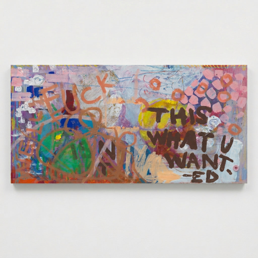 IM AFRAID OF LITTLE OLD ME (2025) (*50CM X 100CM X 2CM)